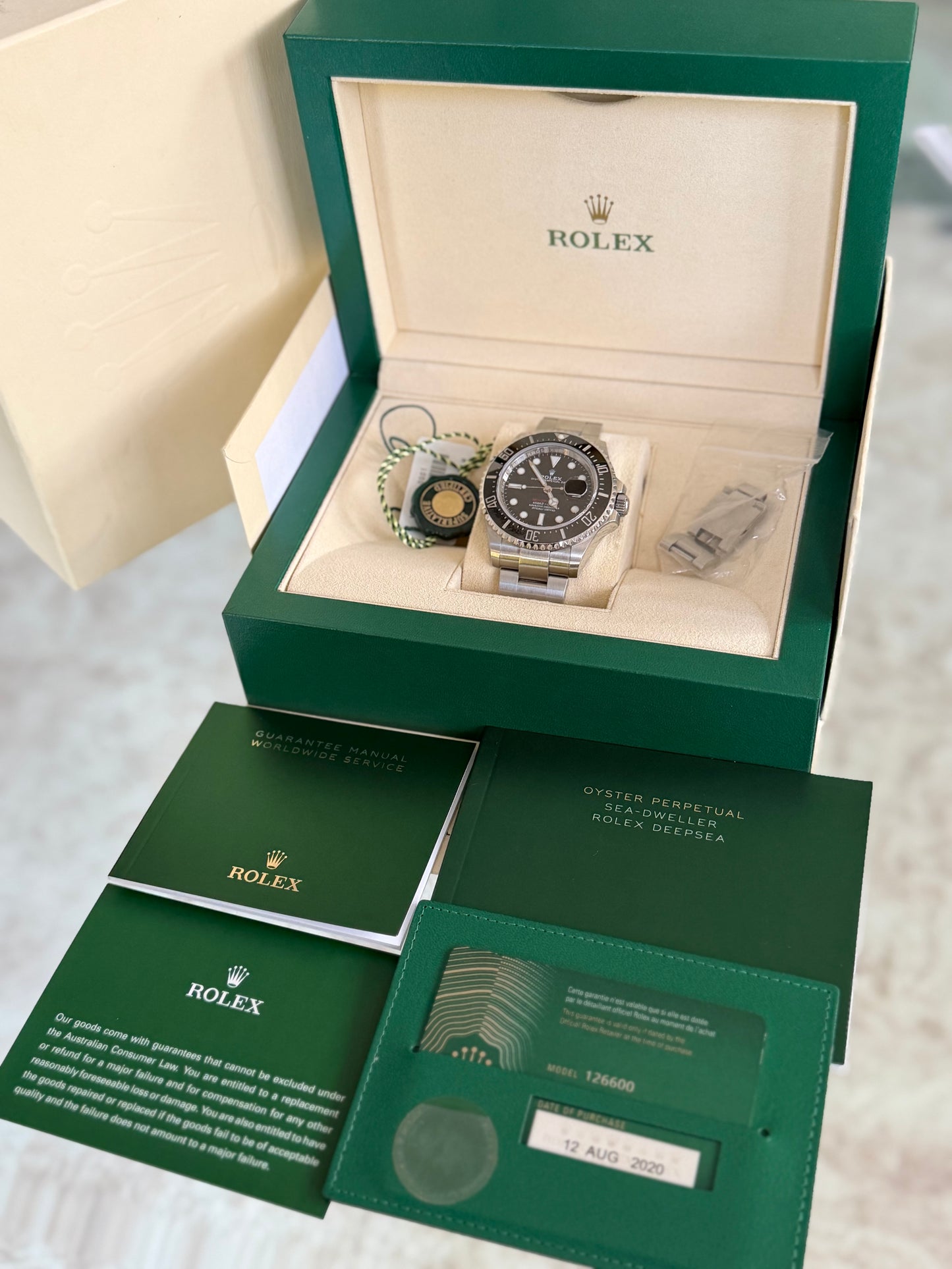 2020 Rolex Sea-Dweller 43 | 126600 | Full Set | Fully Serviced