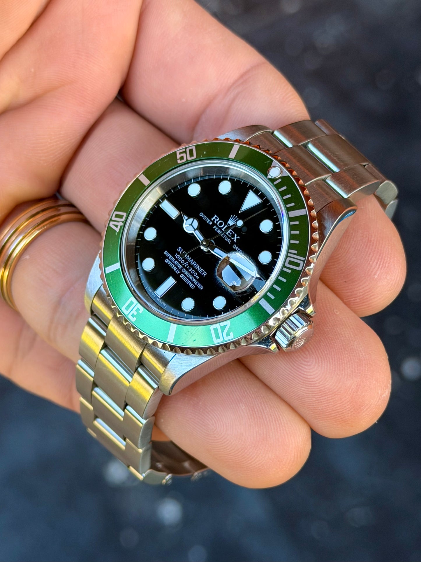 2005 Rolex Submariner Date “Kermit” | 16610LV | Box & Books