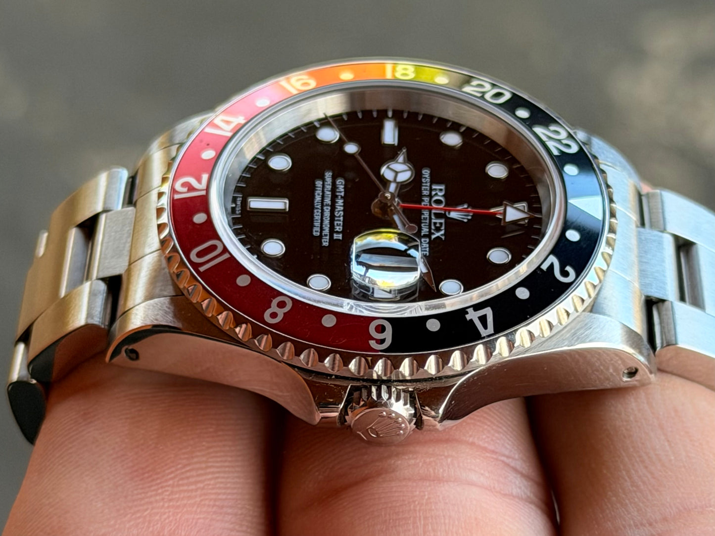 1998 Rolex GMT-Master II 16710 “Coke” | 40mm Steel | Box & Papers