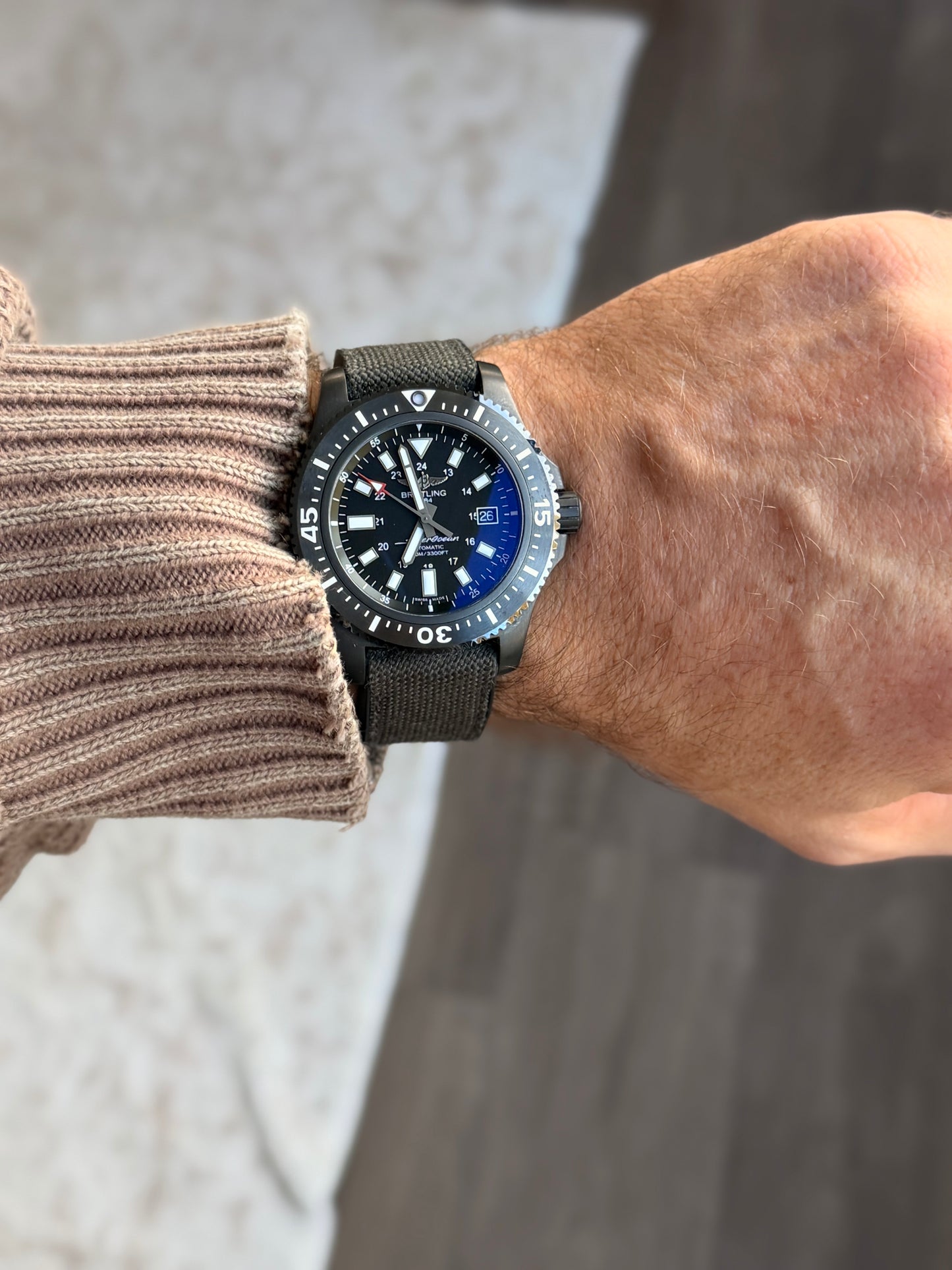 Breitling Superocean 44 Special Blacksteel | 2018 | Full Set