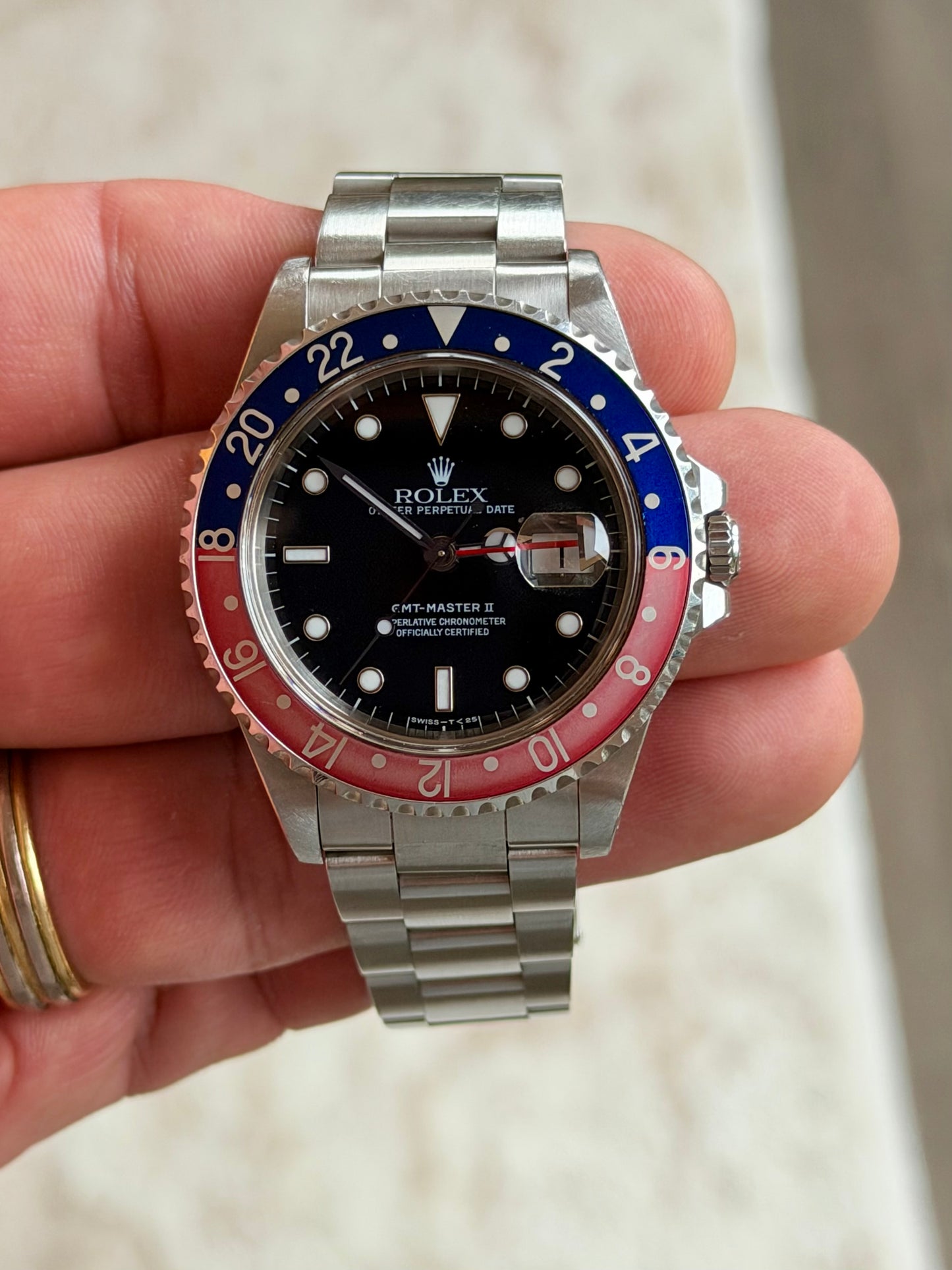 1998 Rolex GMT-Master II 16710 “Pepsi” | U Serial | Semi faded bezel & Potentially unpolished