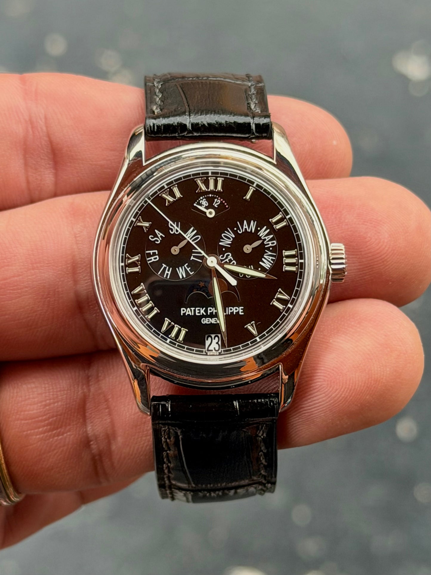 1999 Patek Philippe 5036 | Annual Calendar | Moonphase | White Gold