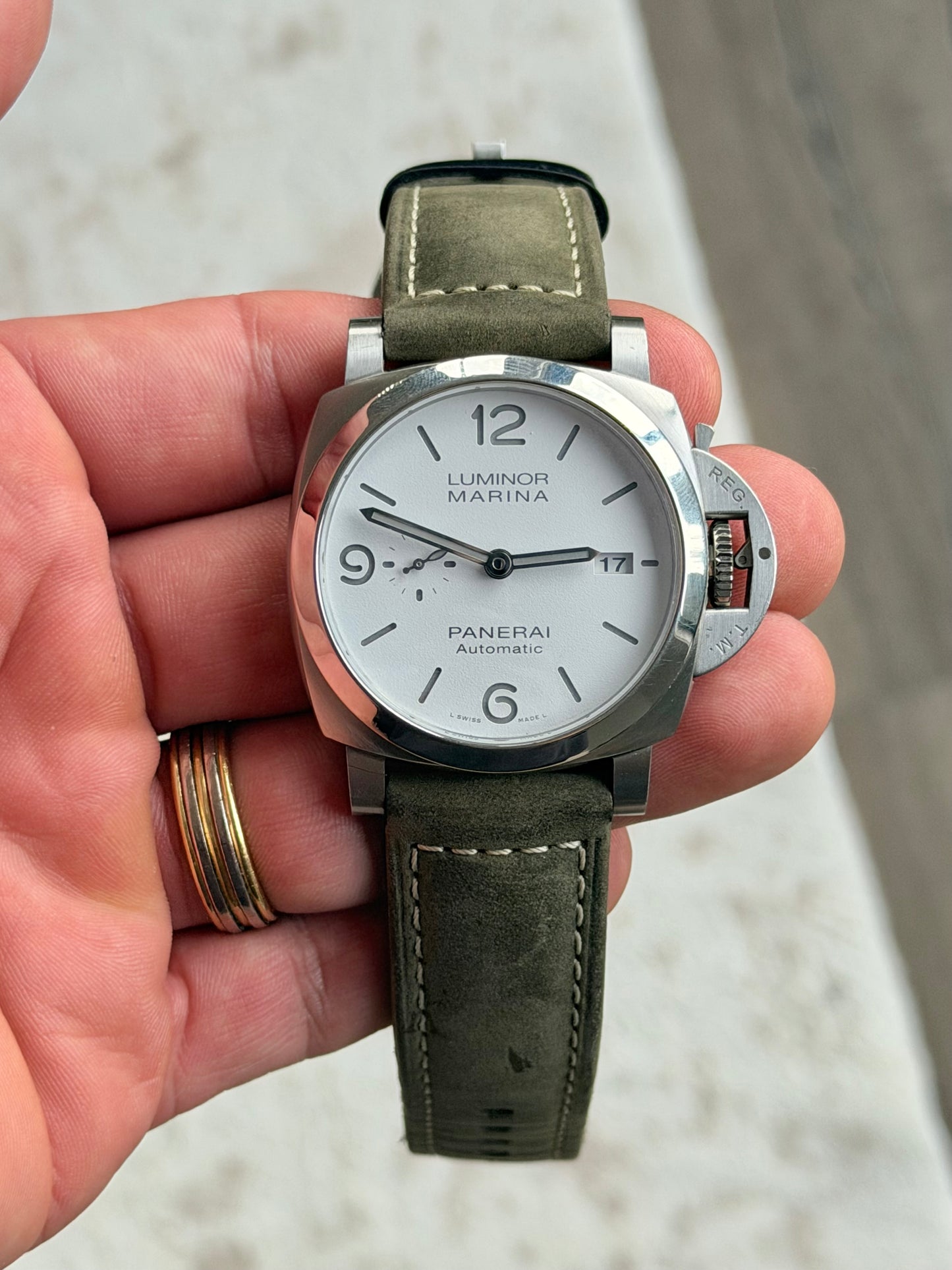Panerai Luminor Marina PAM01314 | White Dial | Full Set