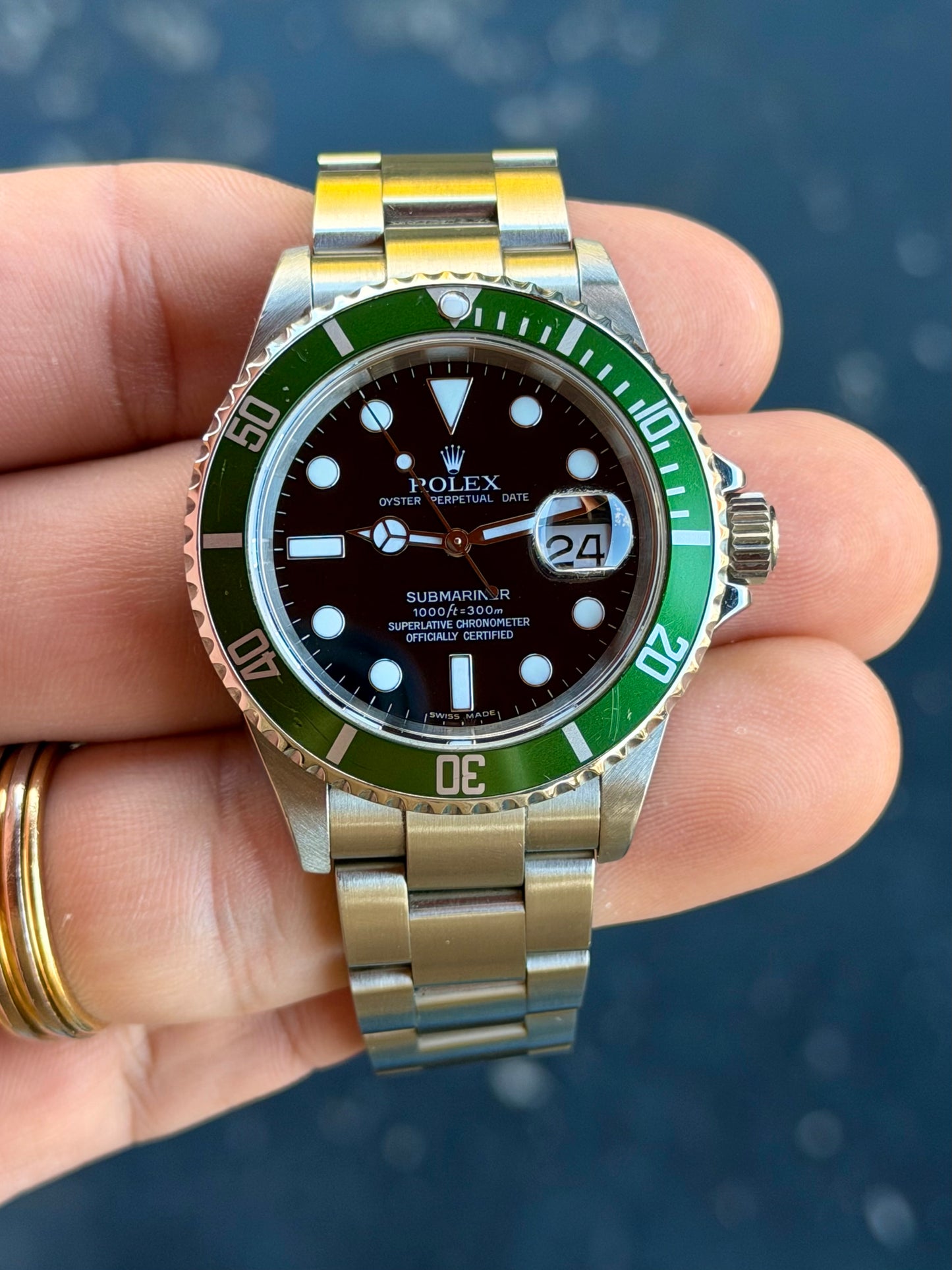 2005 Rolex Submariner Date “Kermit” | 16610LV | Box & Books