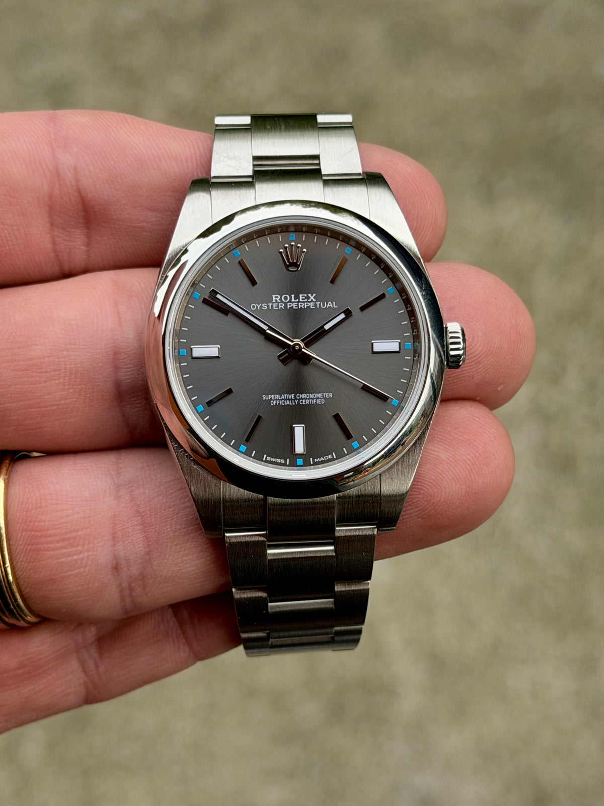 2018 Rolex Oyster Perpetual 39 | 114300 | Rhodium Dial
