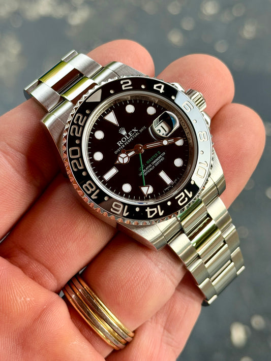 2012 Rolex GMT-Master II | Black Ceramic Bezel | Full Set | 116710LN