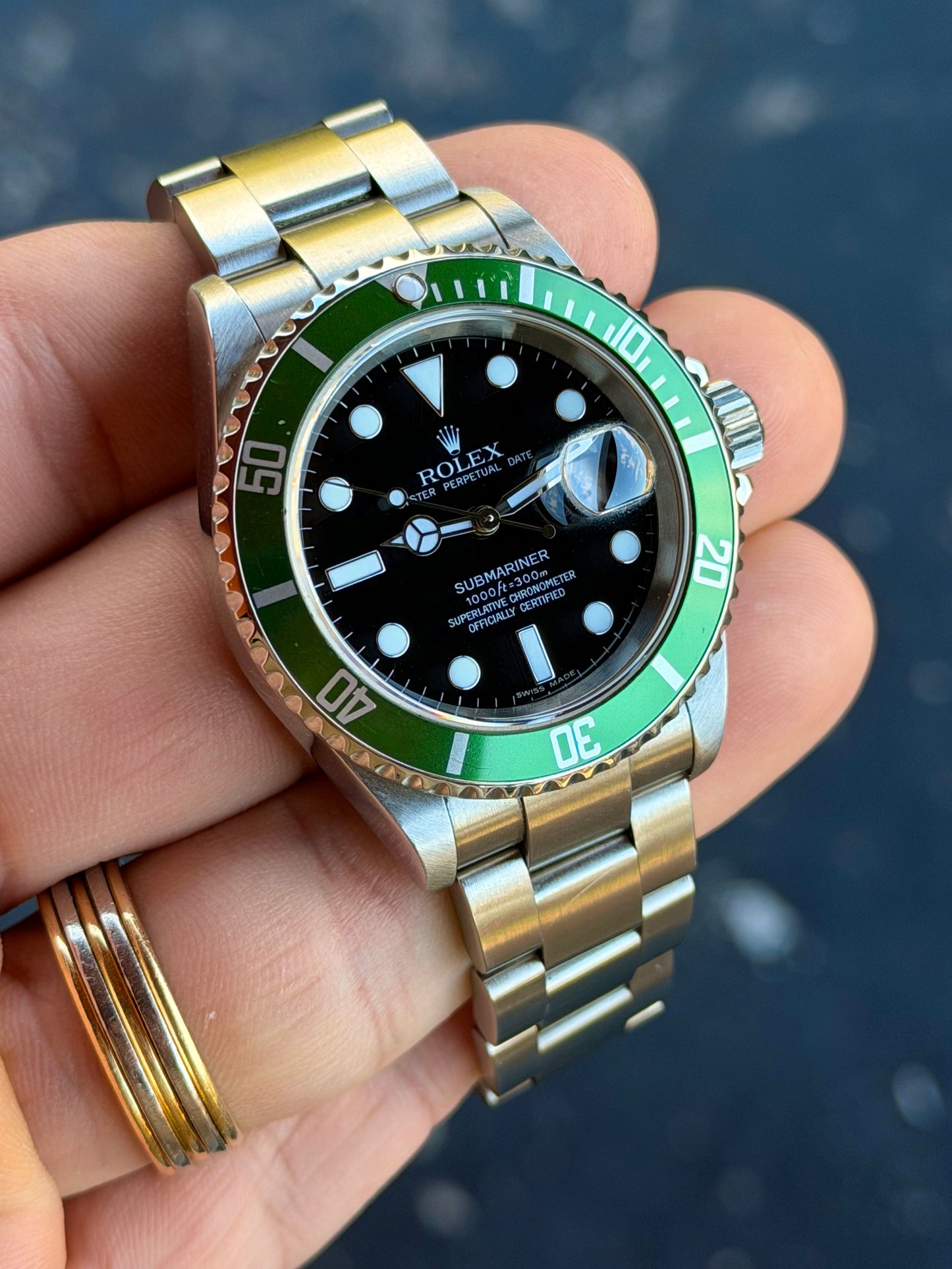 2005 Rolex Submariner Date “Kermit” | 16610LV | Box & Books
