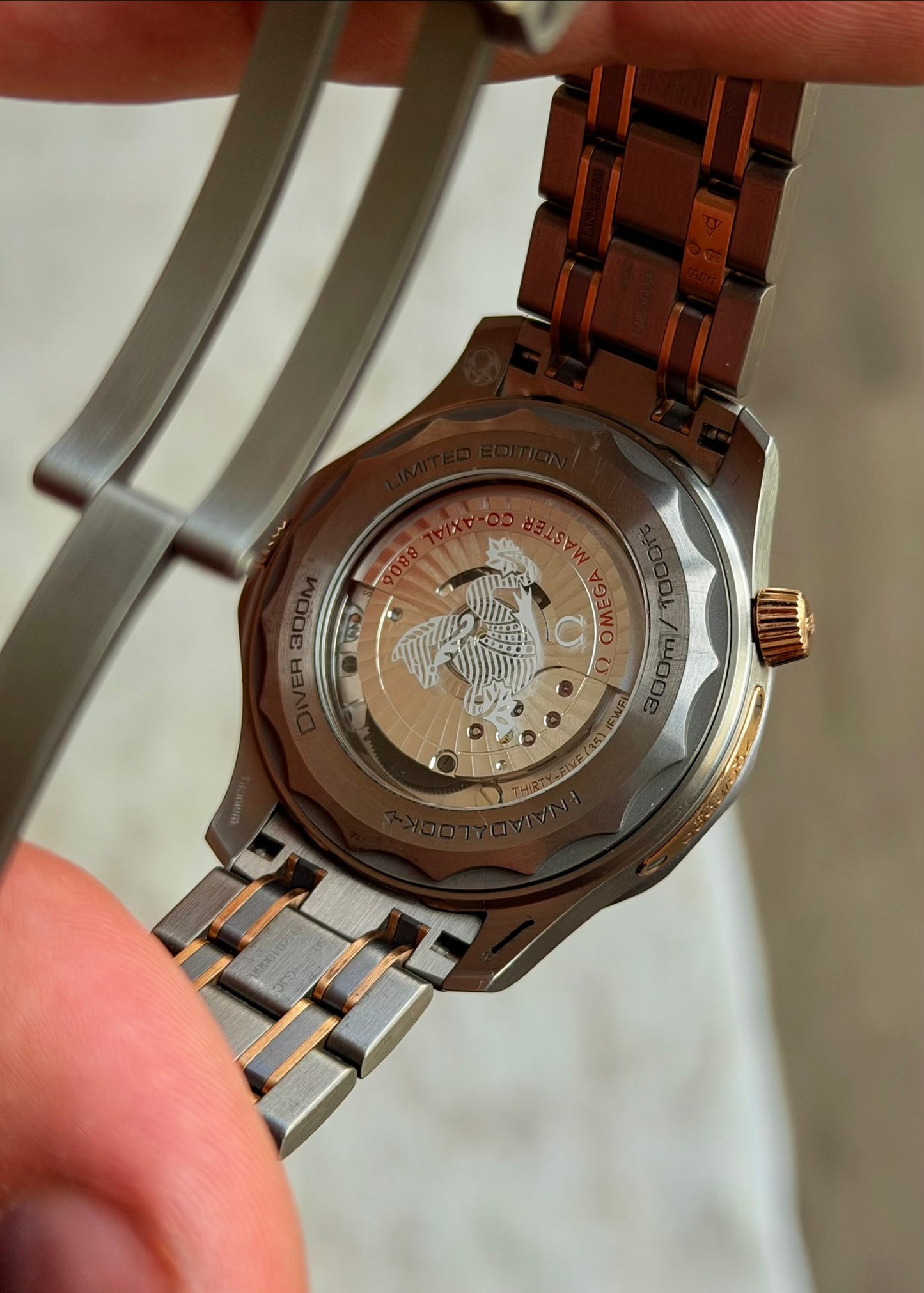 2022 Omega Seamaster Tantalum Sedna Gold | Full Set | Limited edition