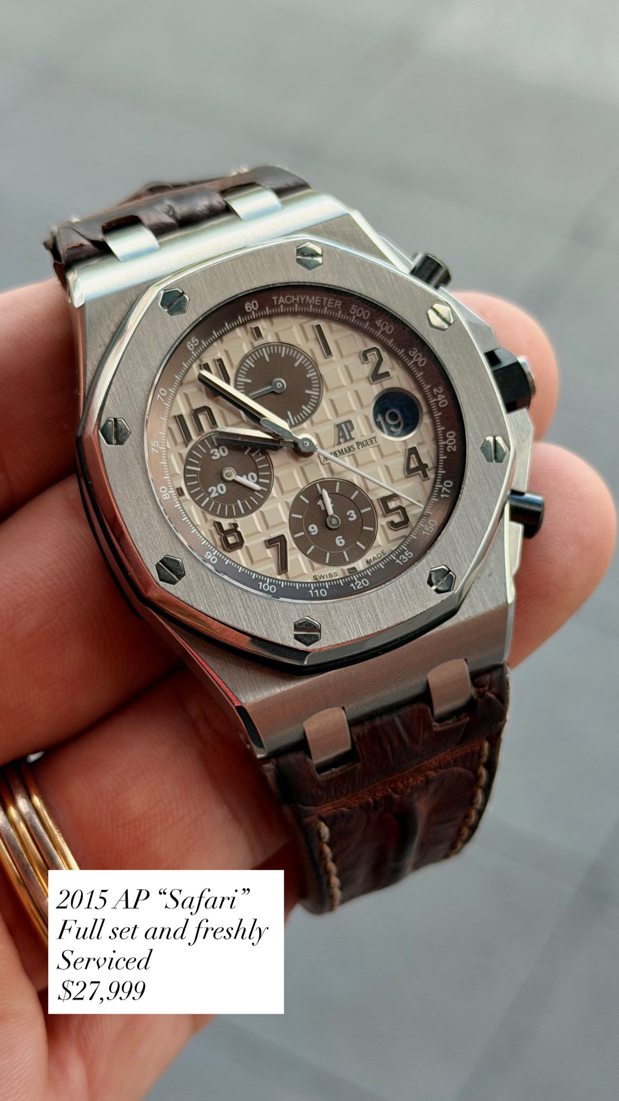 Audemars Piguet Royal Oak Offshore “Safari” – 2015 – Full Set – Just Serviced