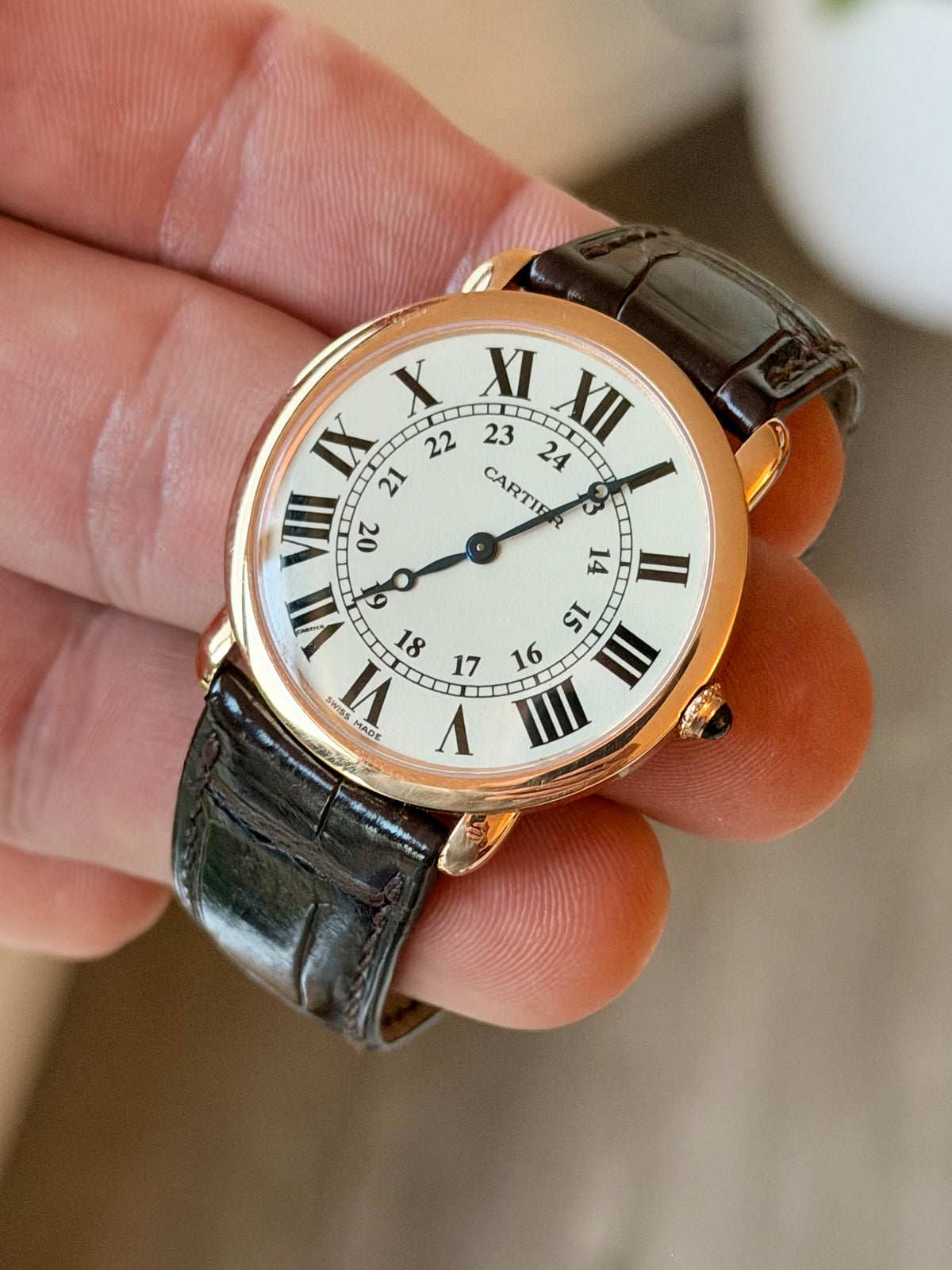 2015 Cartier Ronde Louis Cartier | W6800251 | 18K Rose Gold