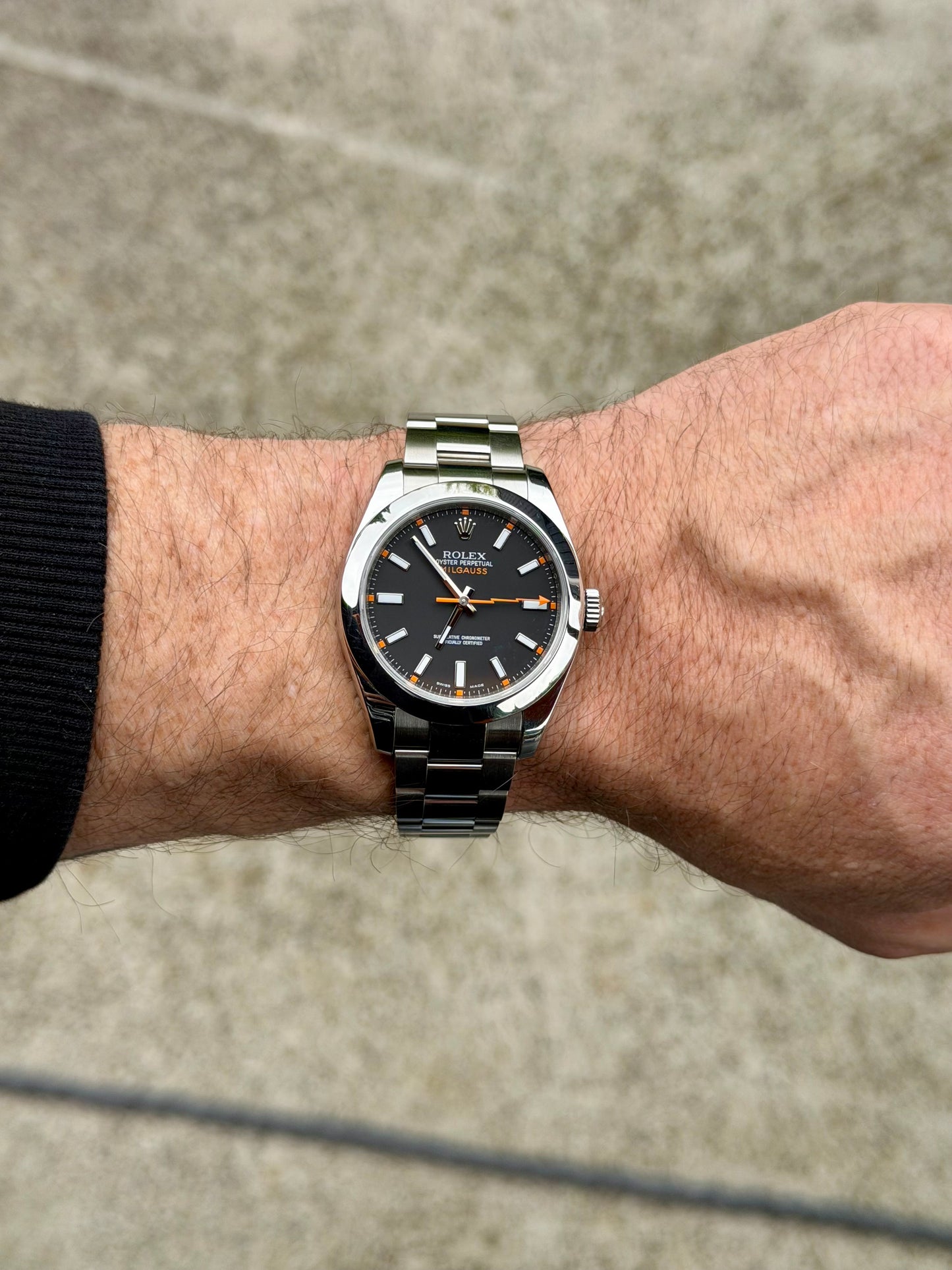 2009 Rolex Milgauss 116400 | Black Dial | Full Set