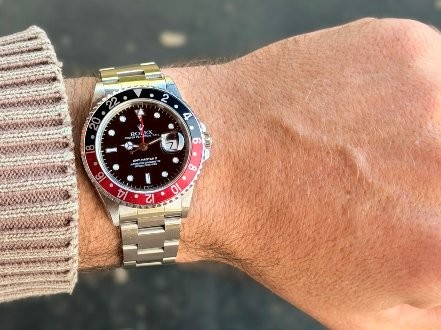 1998 Rolex GMT-Master II 16710 “Coke” | 40mm Steel | Box & Papers