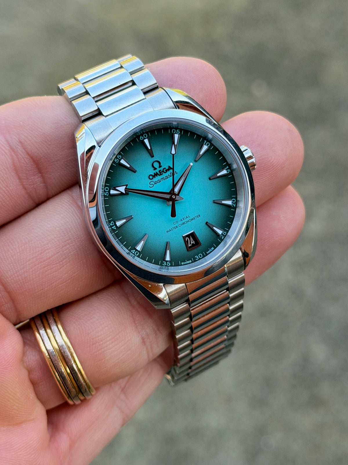 2026 Omega Seamaster Aqua Terra 38 | Turquoise Dial | Full Set
