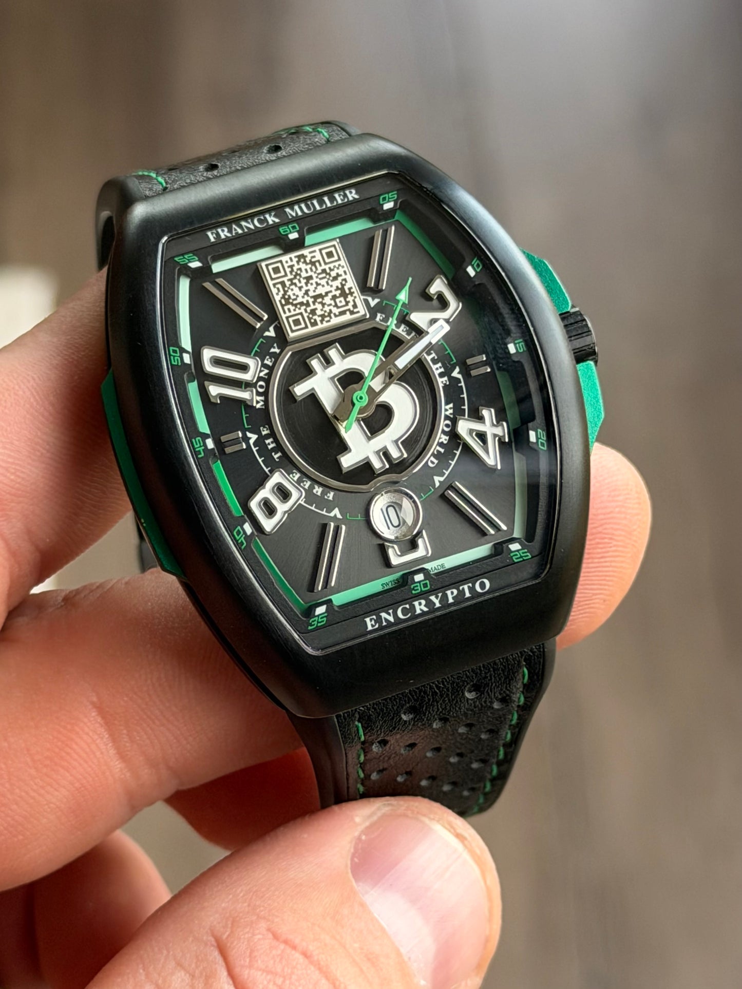 2024 Franck Muller Vanguard Encrypto | V41 SC DT RCG BTC LTD | Full Set