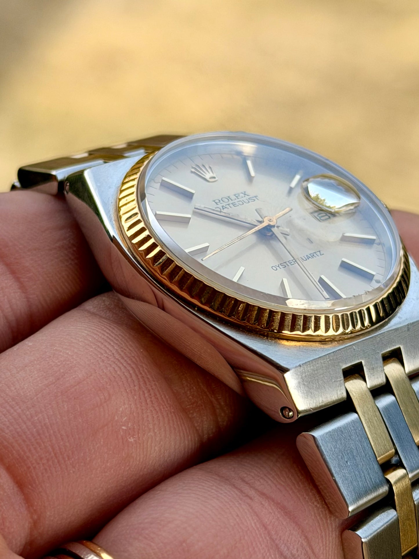1980 Rolex Datejust OysterQuartz 17013 | Two Tone | Watch Only
