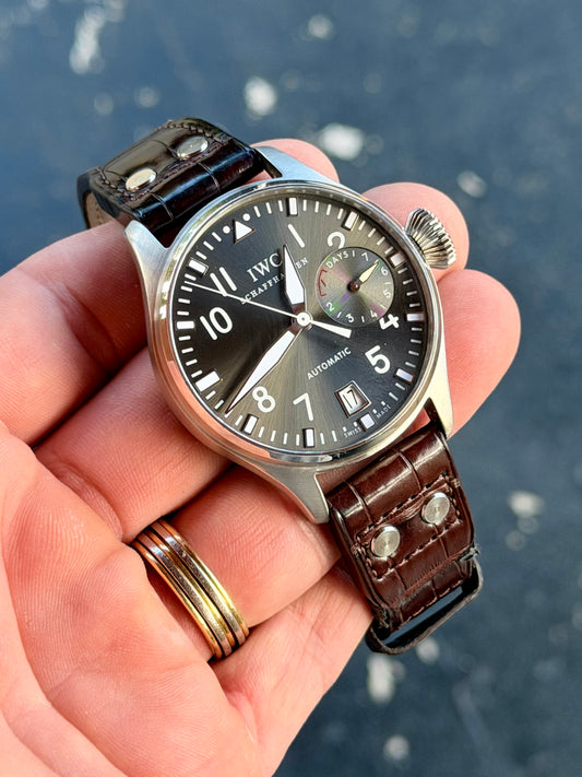 2011  IWC Big Pilot | 7-Day Power Reserve | 18k White Gold | Full Set | IW500202