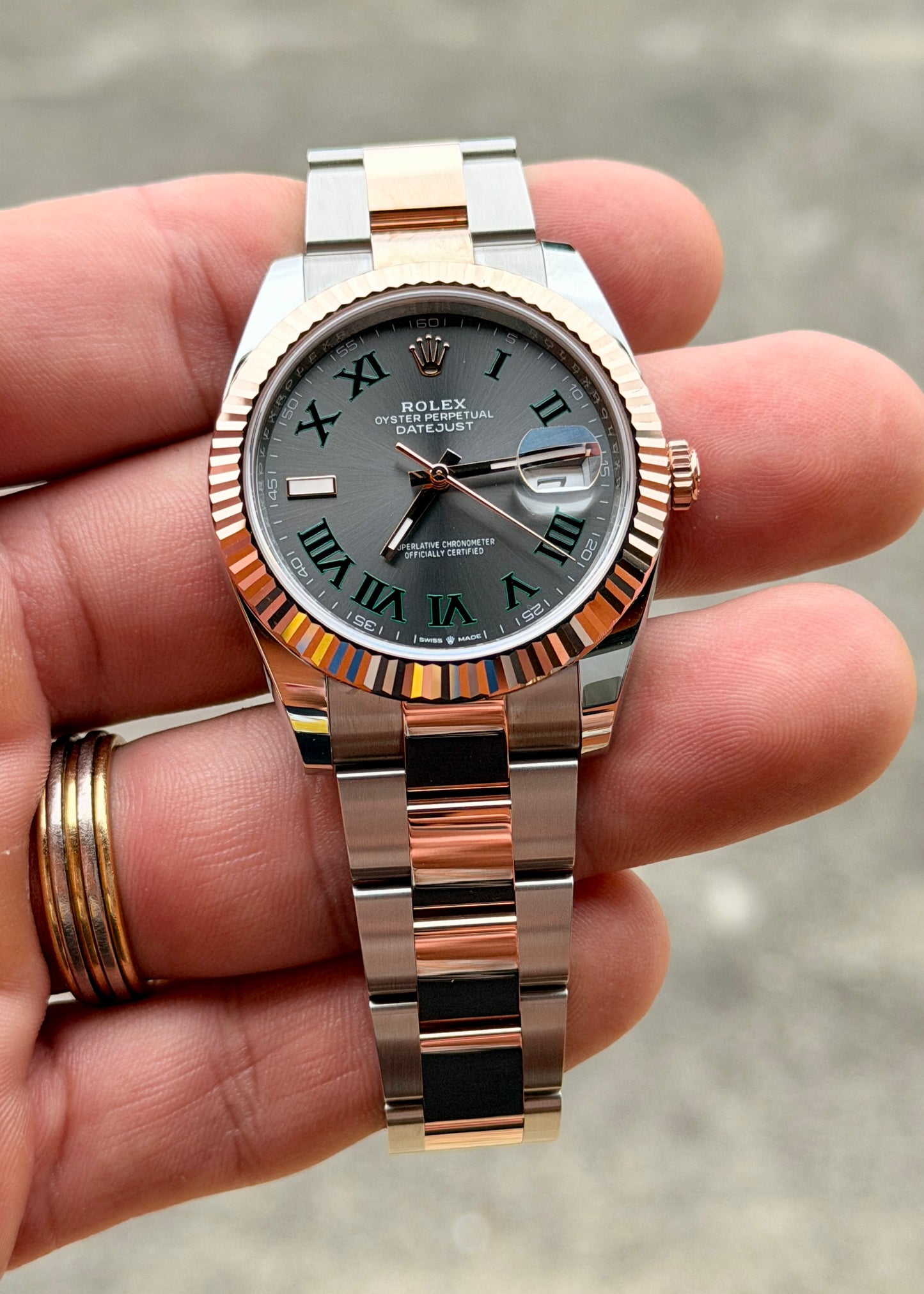 2026 Rolex DJ41 | 126331 Wimbledon | Full Set | 18k Rose Gold