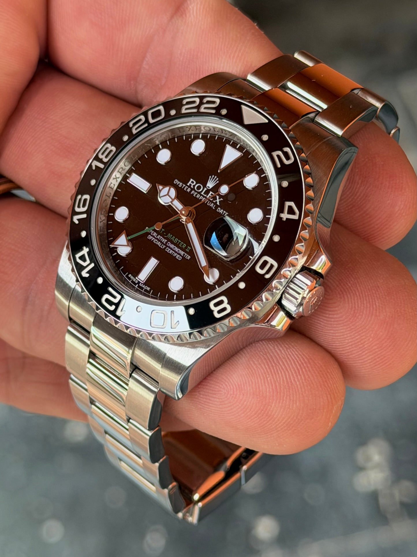 2012 Rolex GMT-Master II | Black Ceramic Bezel | Full Set | 116710LN