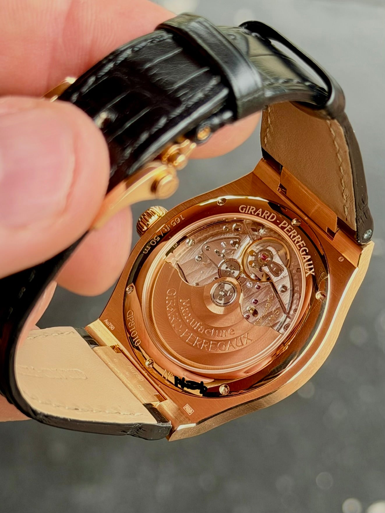2026 Girard-Perregaux Laureato 42mm | Rose Gold | Onyx Dial | Full Set - New