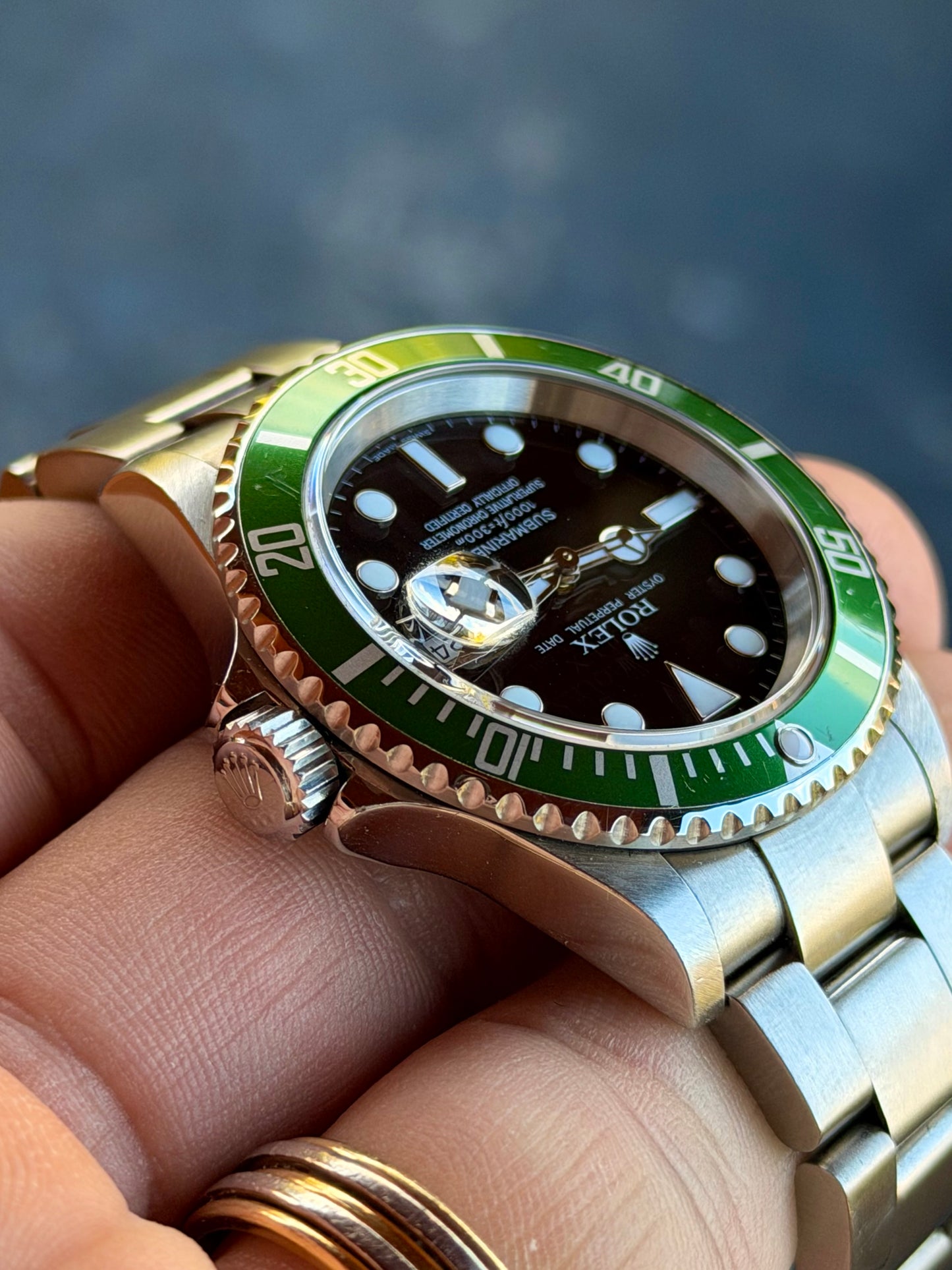 2005 Rolex Submariner Date “Kermit” | 16610LV | Box & Books