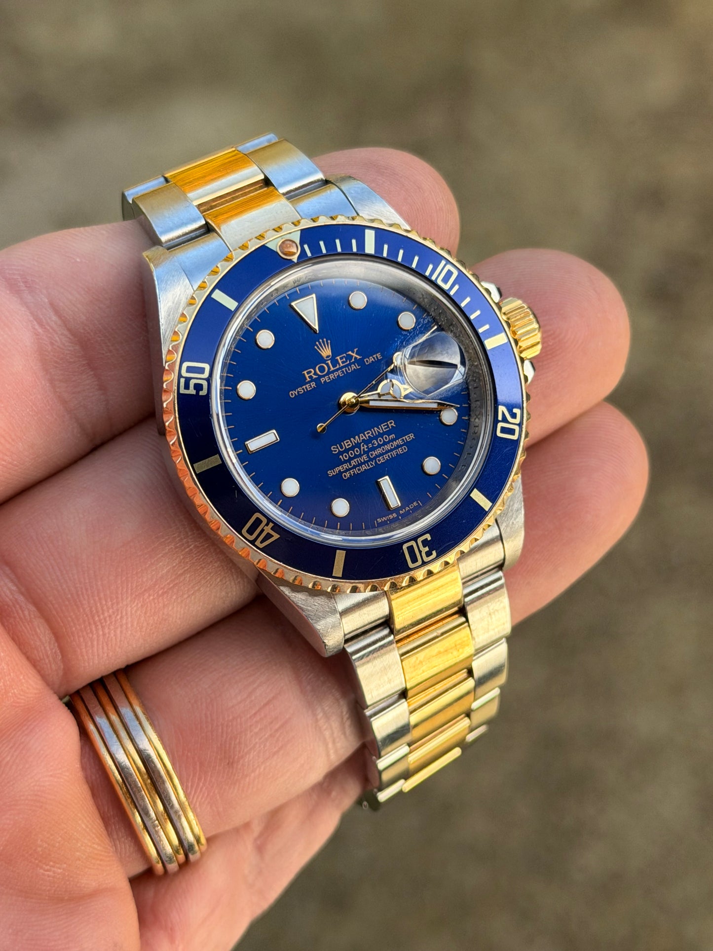 2009 Rolex Submariner Date “Bluesy” | 16613LB