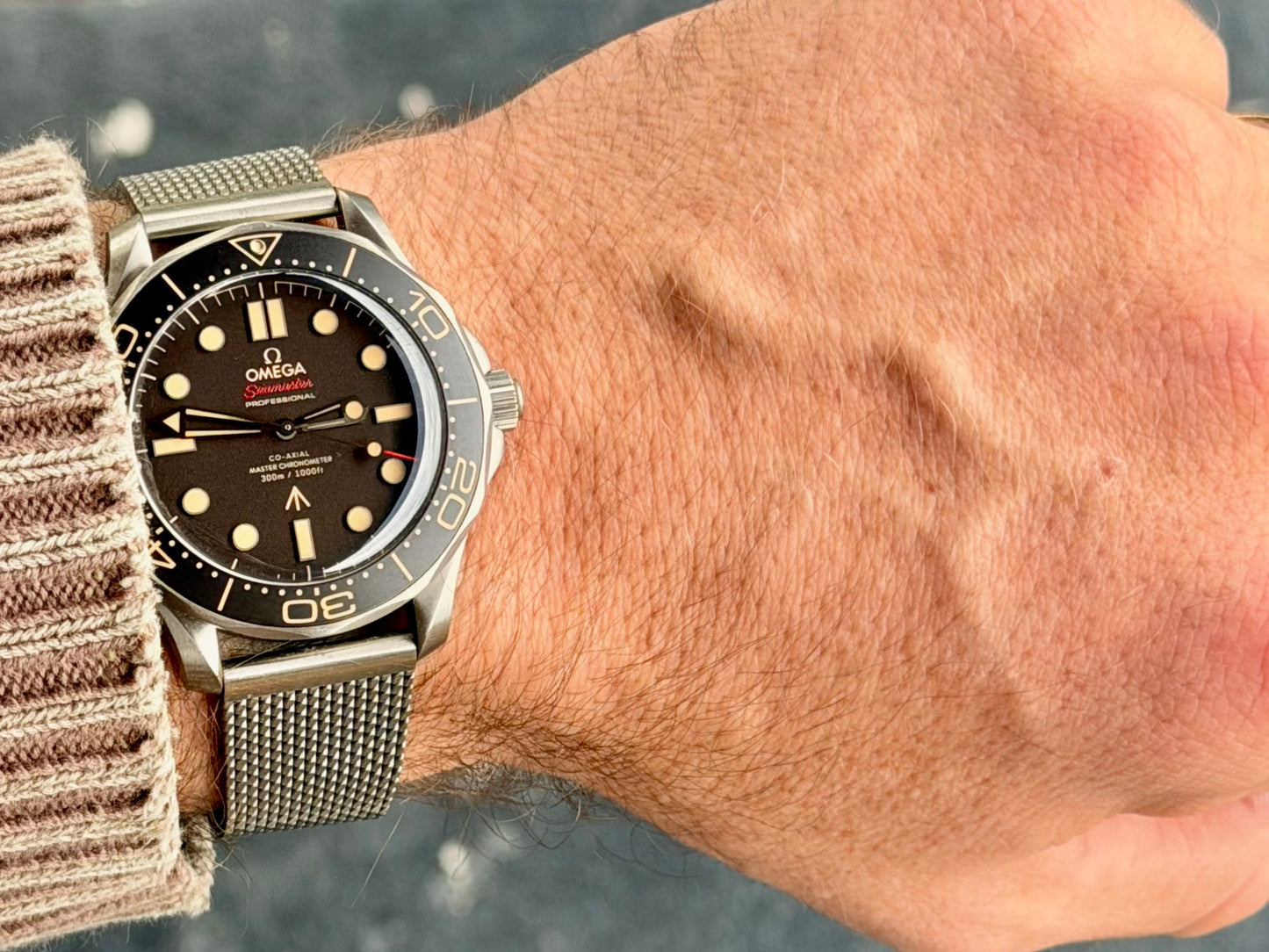 2023 Omega Seamaster Diver 300M “No Time to Die” | 42mm Titanium | Full Set