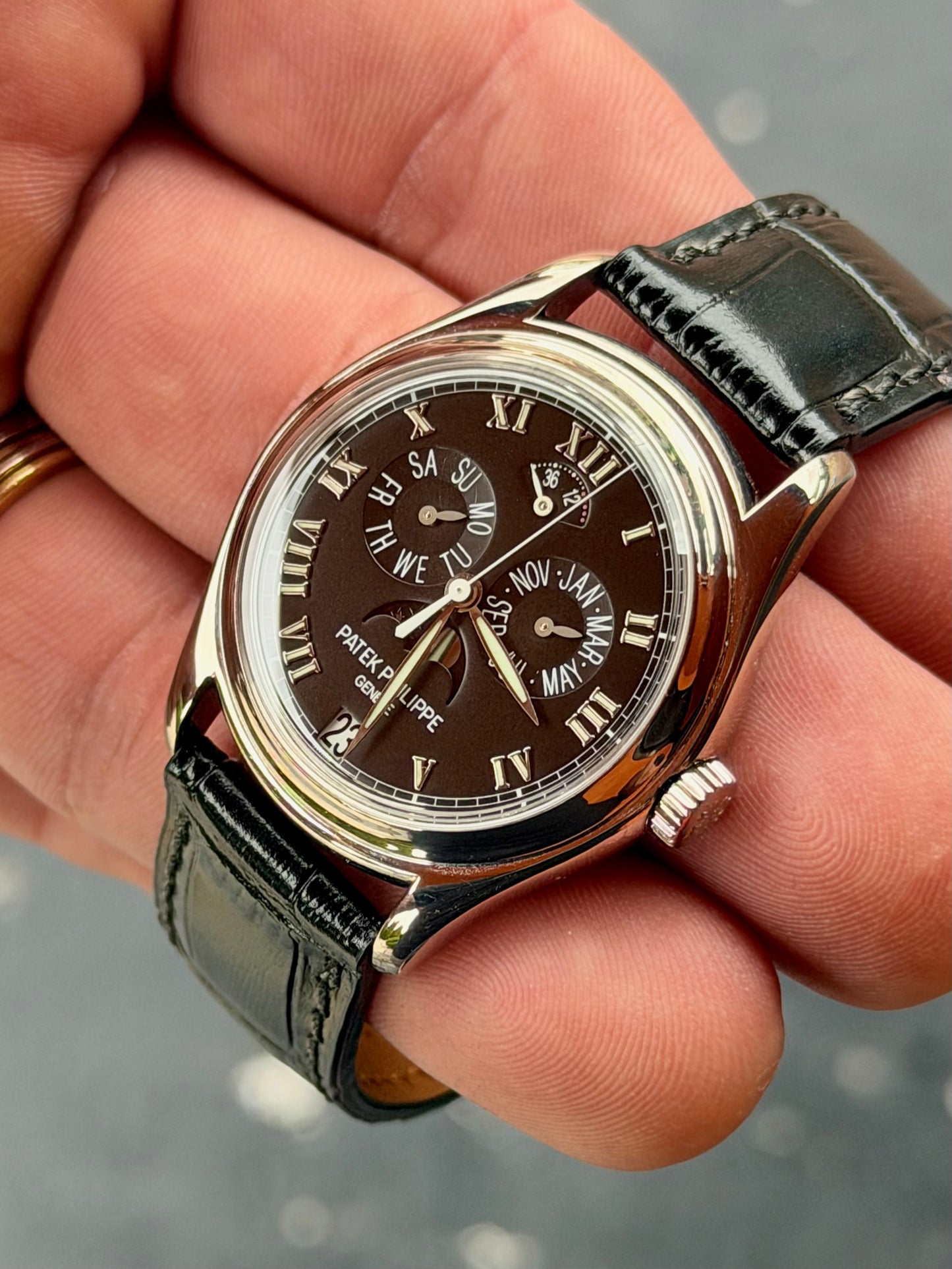 1999 Patek Philippe 5036 | Annual Calendar | Moonphase | White Gold