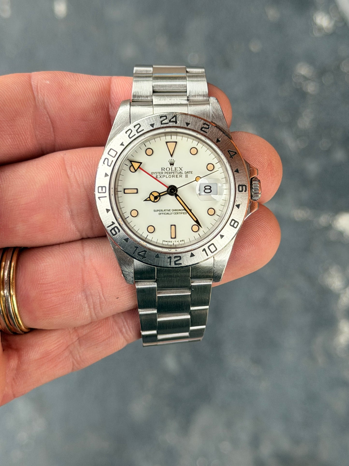 1991 Rolex Explorer II 16570 | Panna Dial | Chichi di Mais