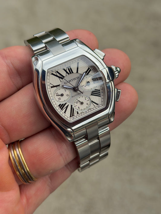 2014 Cartier Roadster Chronograph XL | W62019X6 | Watch, Box & Books