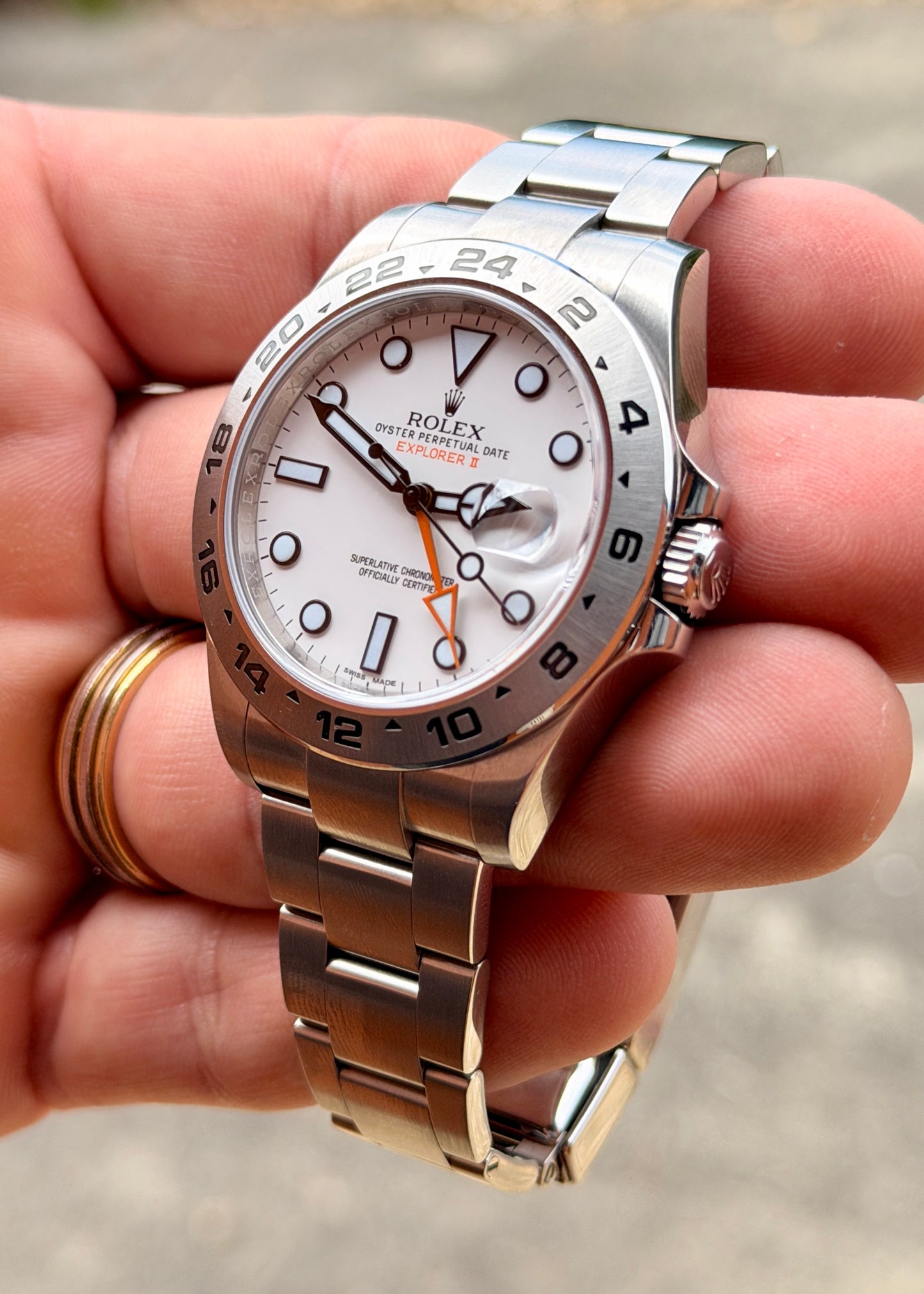 2017 Rolex Explorer II 216570 Polar - Full Set