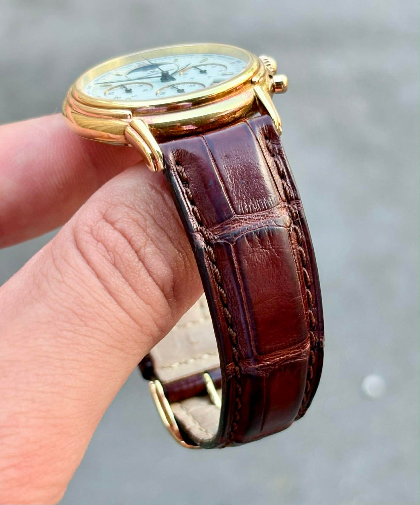 Jaeger-LeCoultre Odysseus | Ref. 165.7.3S | Chronograph Moonphase Pulsometer | 18k Yellow Gold