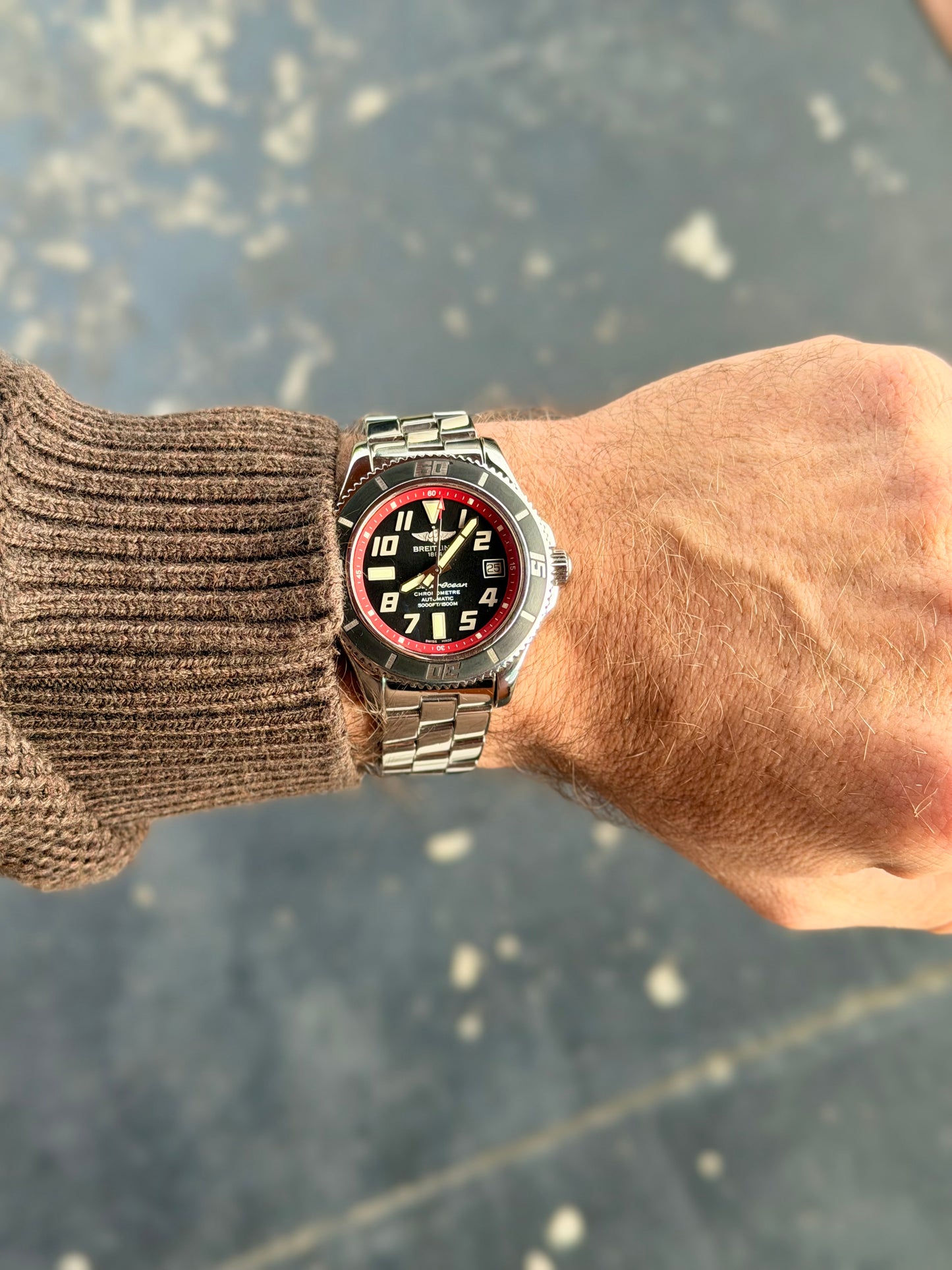2011 Breitling Superocean Abyss Red | Full Set | A17364