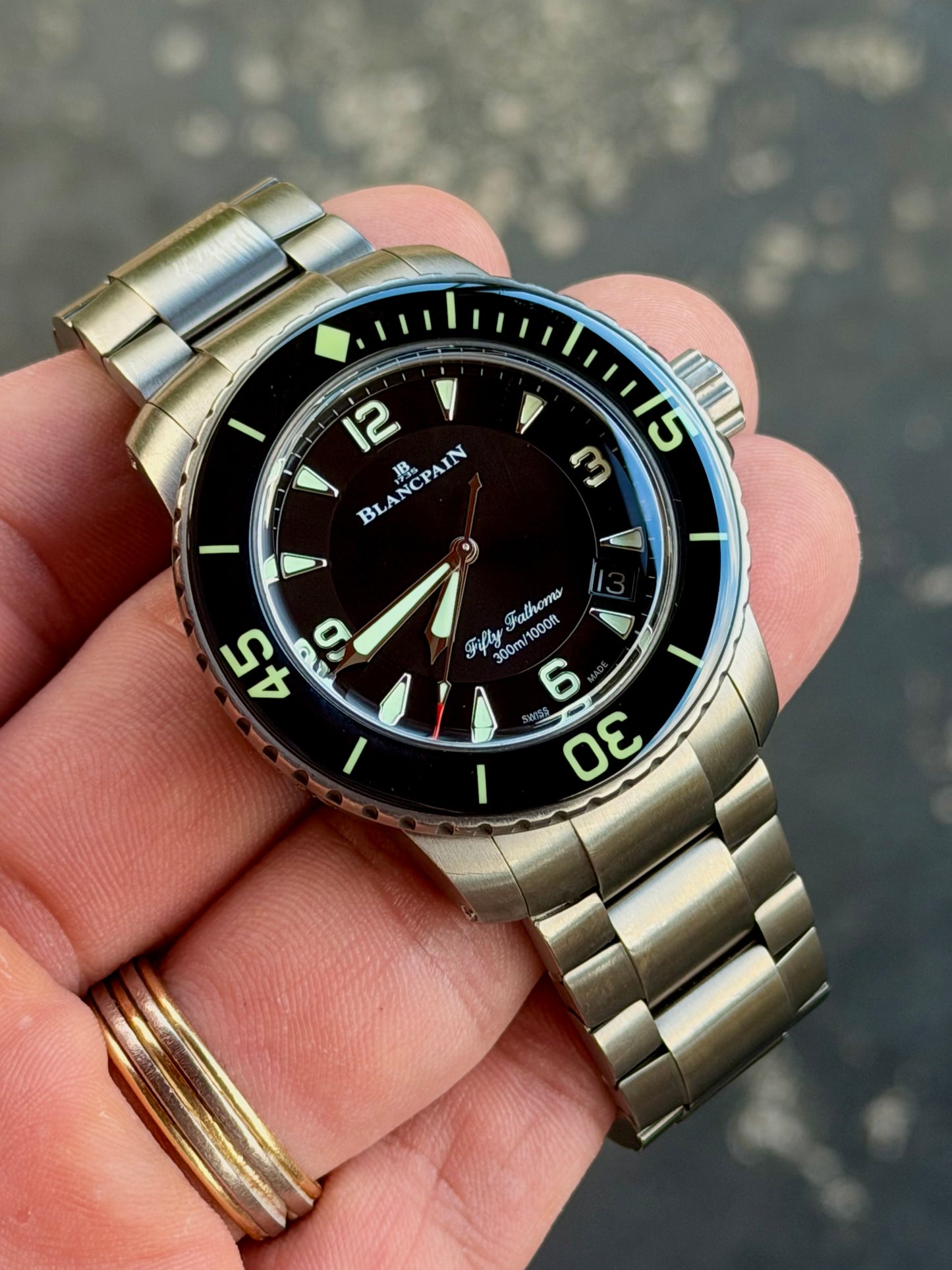 2024 Blancpain Fifty Fathoms Automatique | Titanium | Full Set | 5015-12B30-98B
