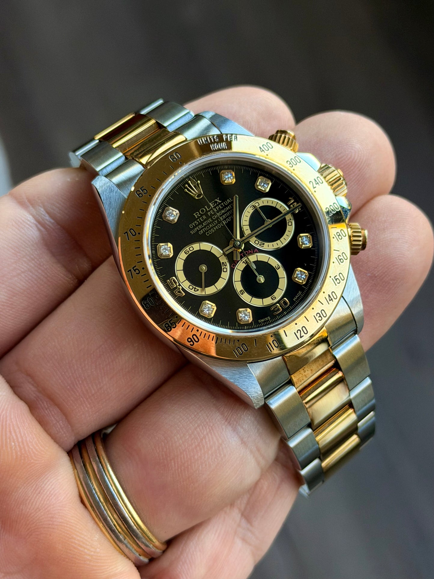 1996 Rolex Daytona 16523 “Zenith” | Black Diamond Dial | Watch Only