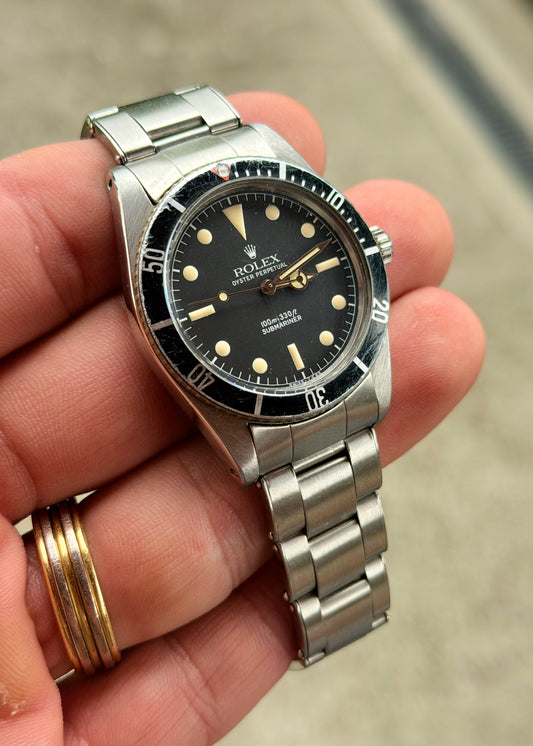 1958 Rolex Submariner 5508 with rare red hash insert