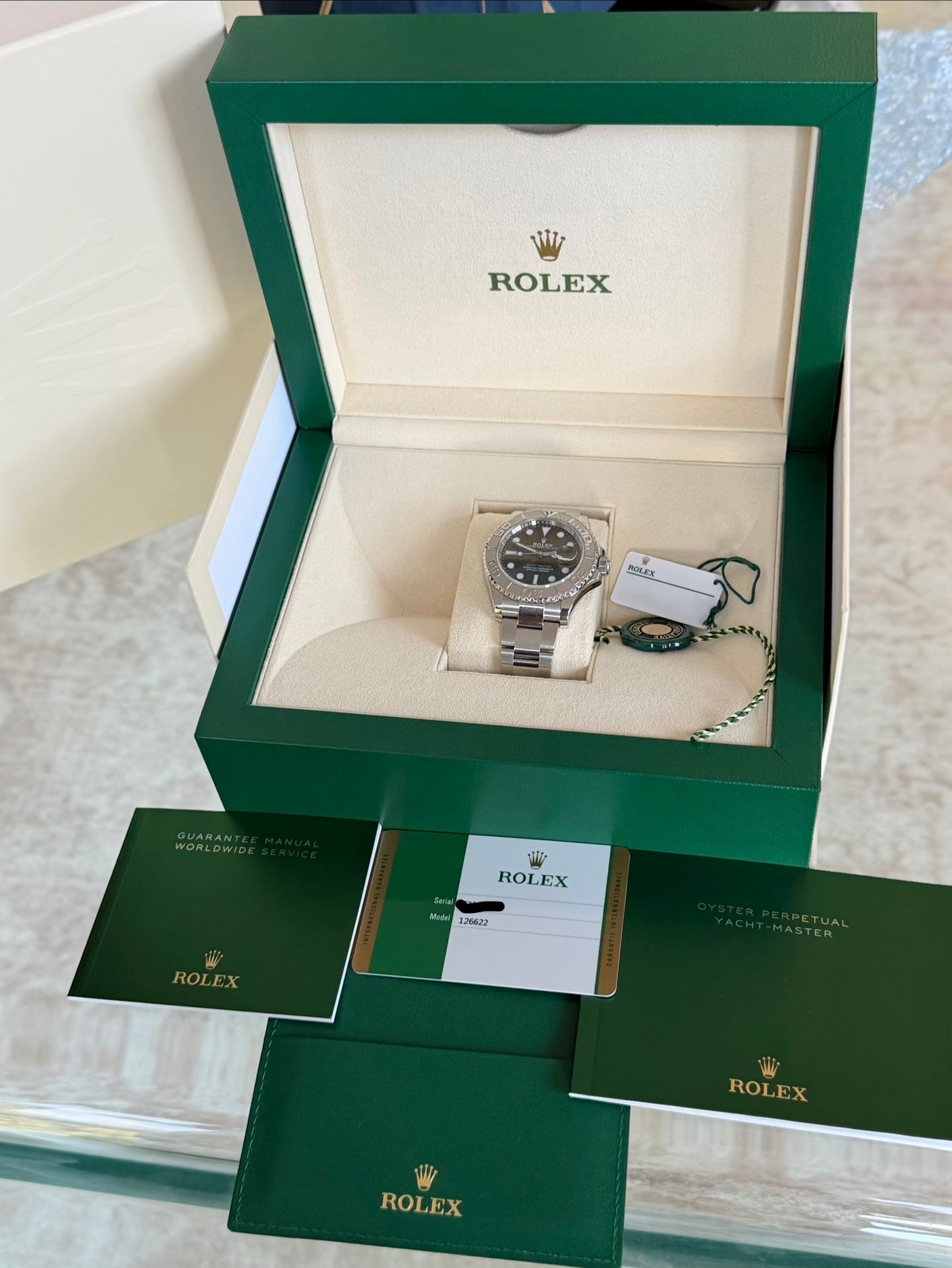 Rolex Yacht-Master 40 Rhodium | Full Set 126622