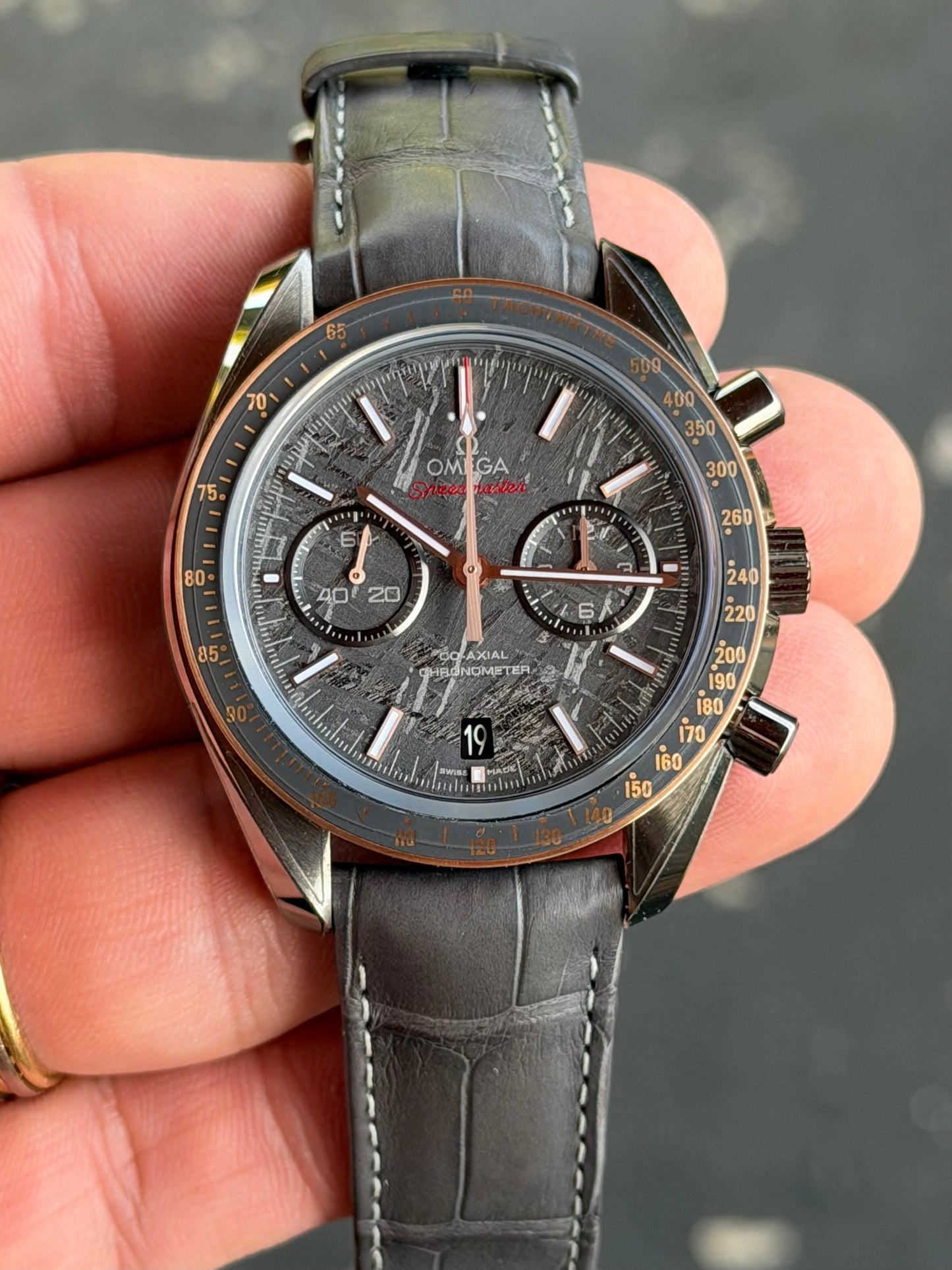 2020 Omega Speedmaster Grey Side of the Moon “Meteorite” | 44.25mm Grey Ceramic | Full Set | NOS