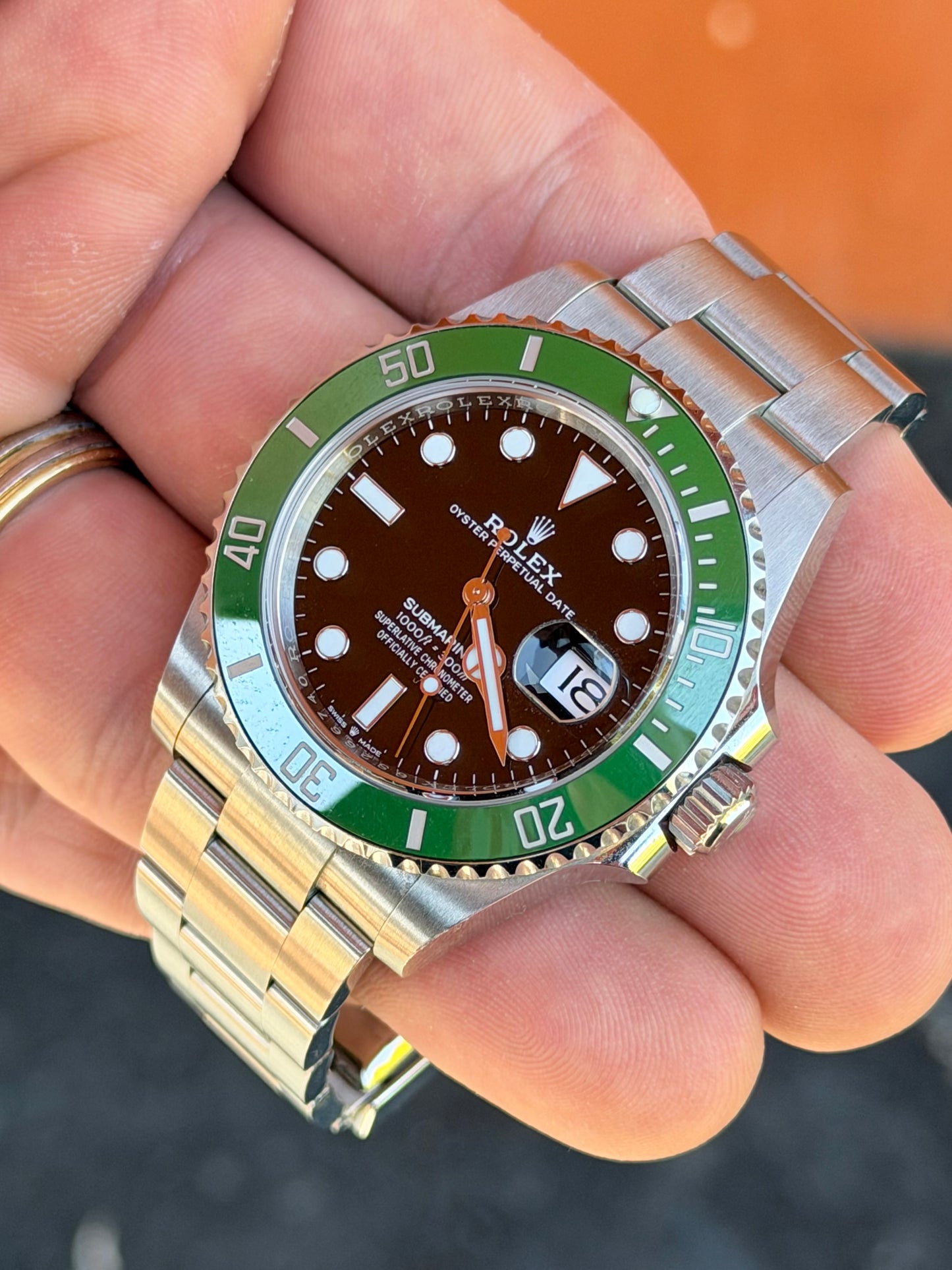 October 2025 Rolex Submariner Date “Starbucks” 126610LV | 41mm Steel | Full Set