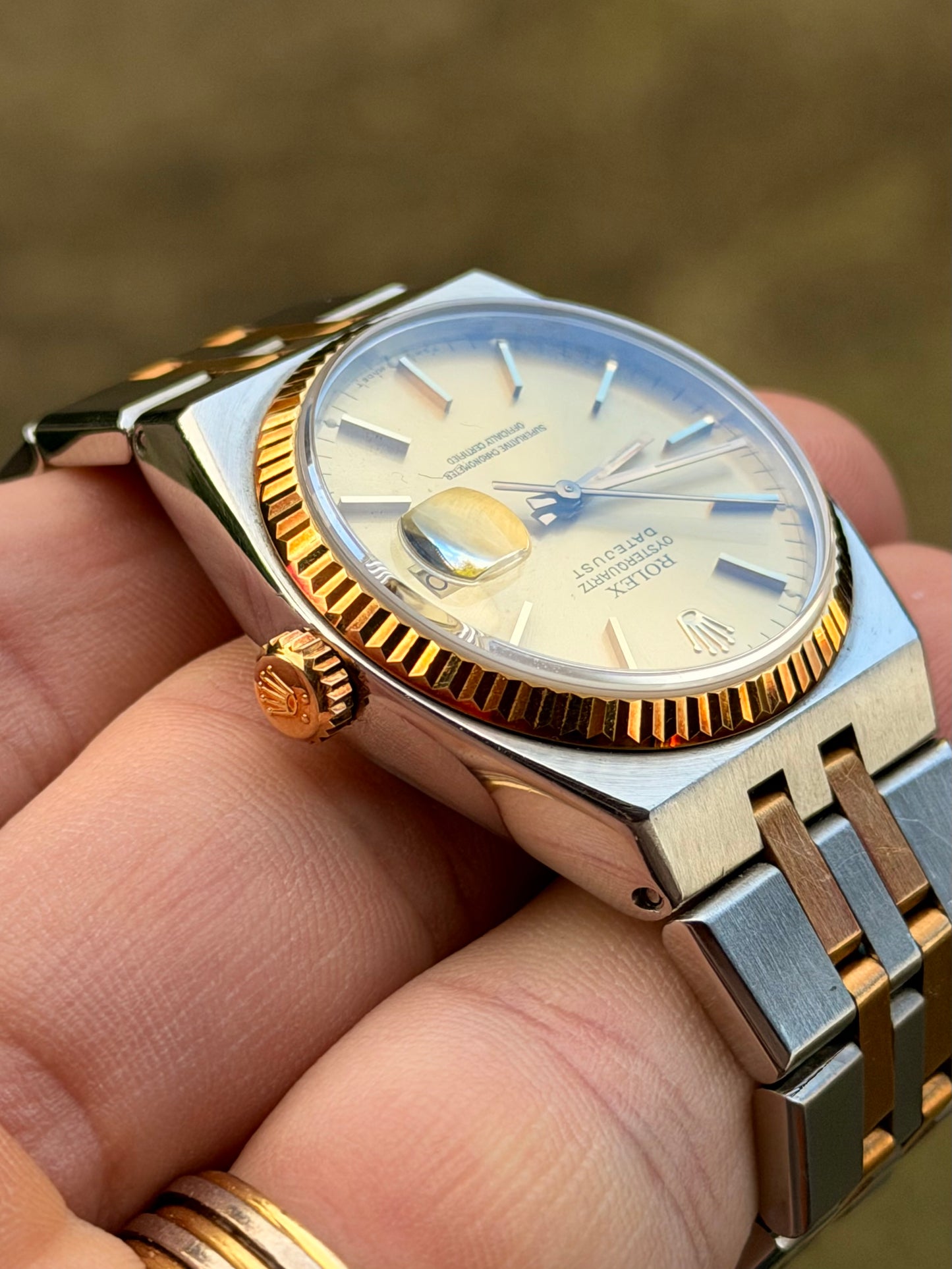 1986 Rolex Datejust OysterQuartz 17013 | Two Tone | 2020 Rolex Service