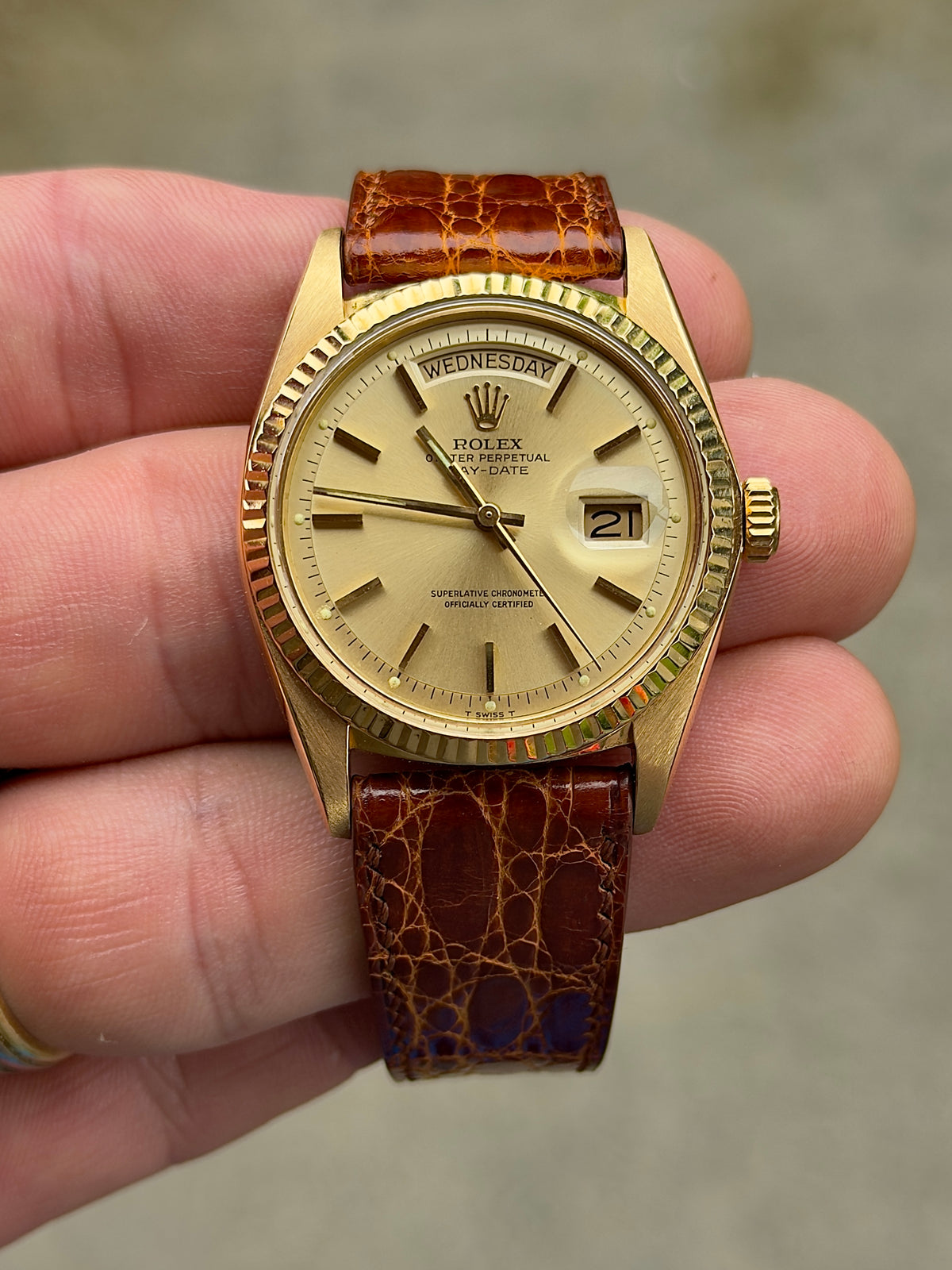 1974 Rolex Day-Date 36 | 1803 | Champagne Dial | Fully Serviced