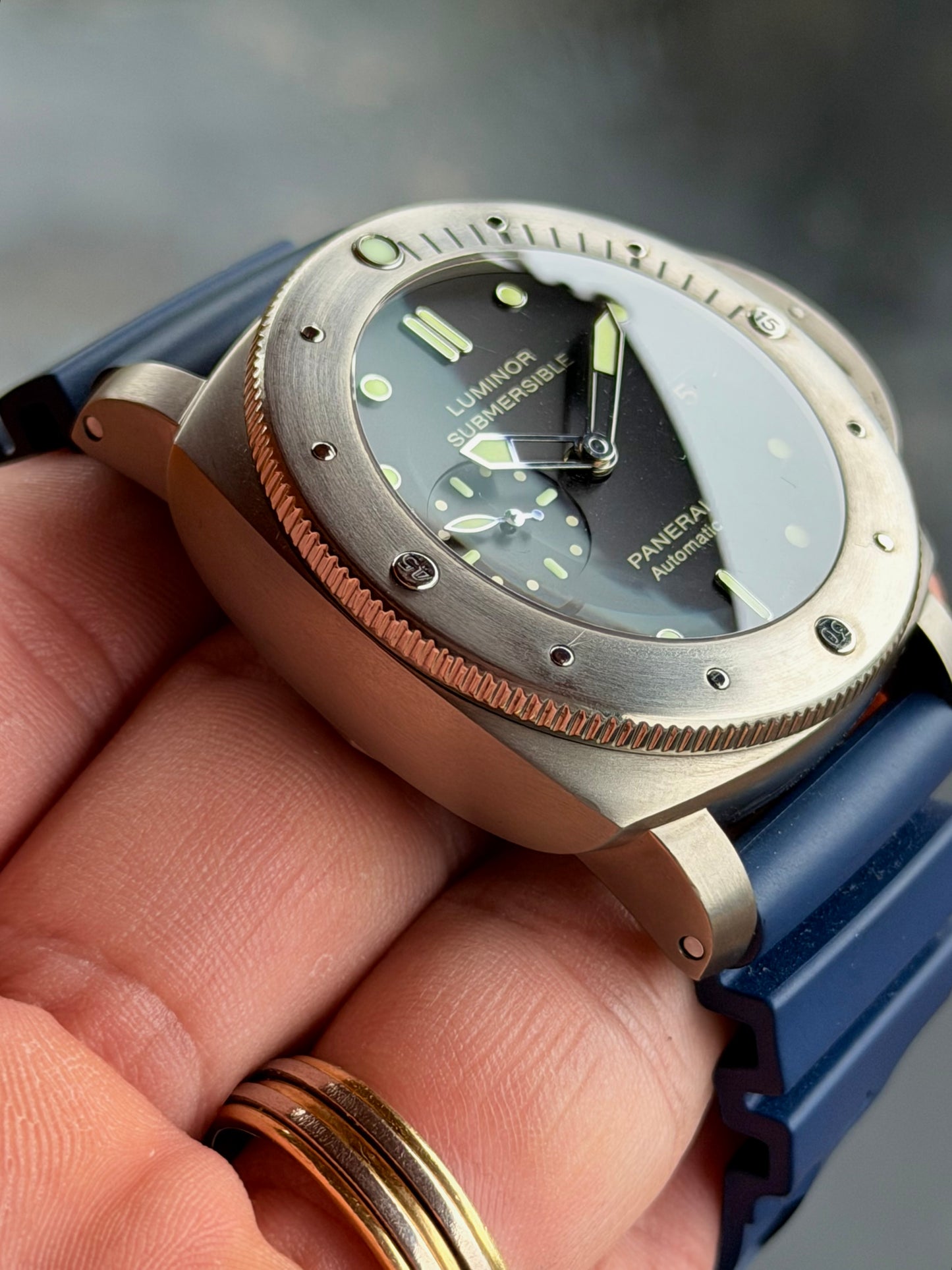Panerai Luminor Submersible 1950 Titanio | Full Set PAM00305