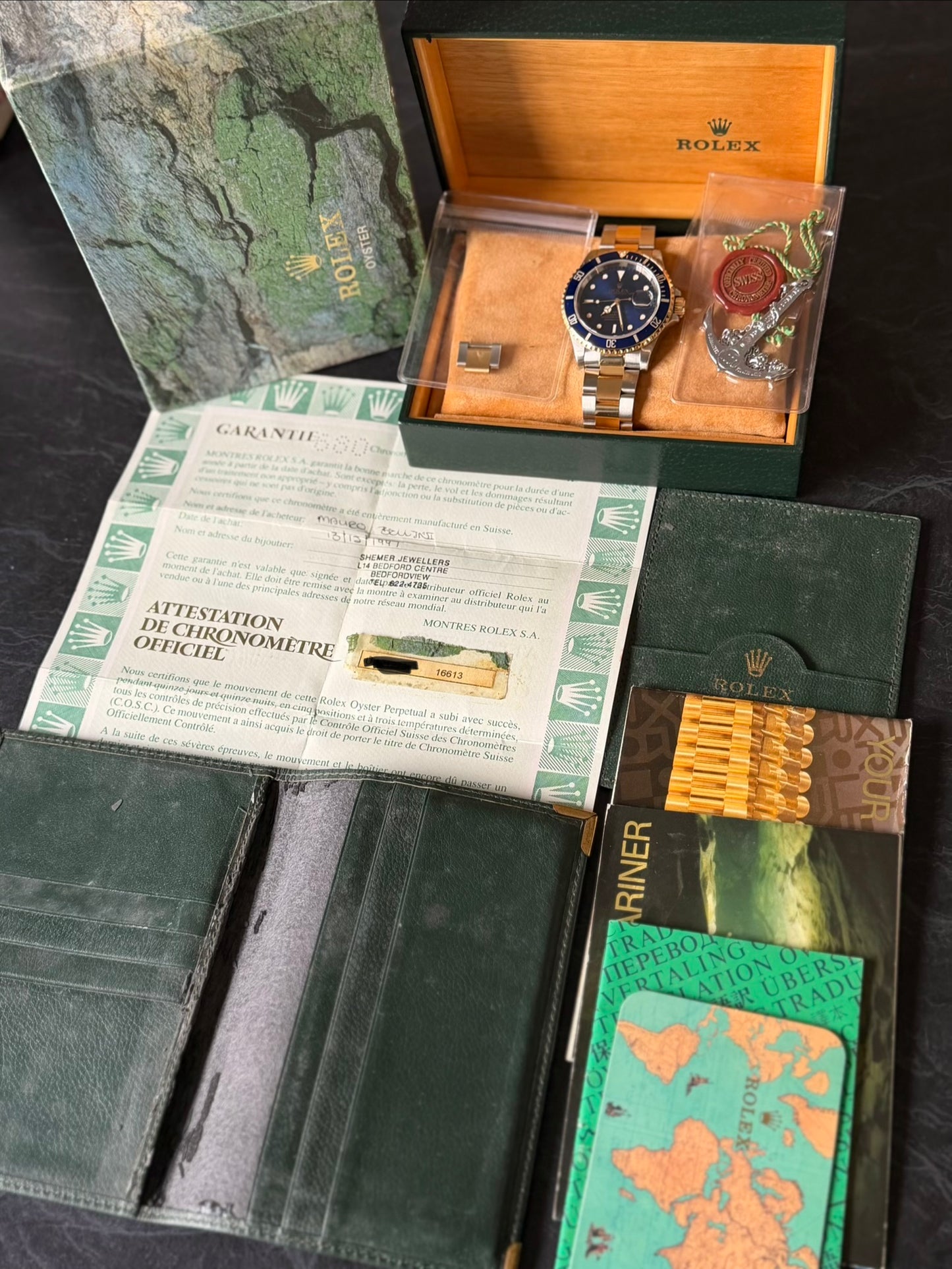 1997 Rolex Submariner Date | 16613LB “Bluesy” | Full Collector Set