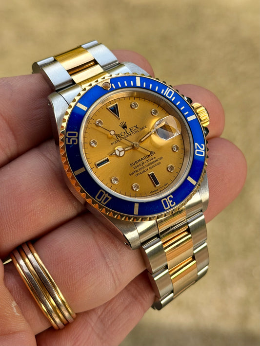 1991 Rolex Submariner Date “Serti” | Champagne Dial | Watch Only