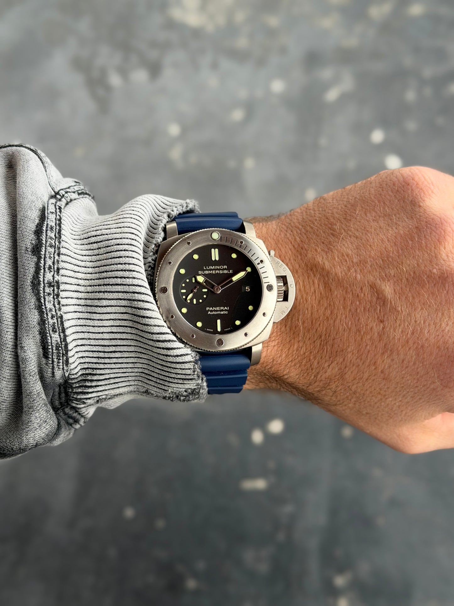 Panerai Luminor Submersible 1950 Titanio | Full Set PAM00305