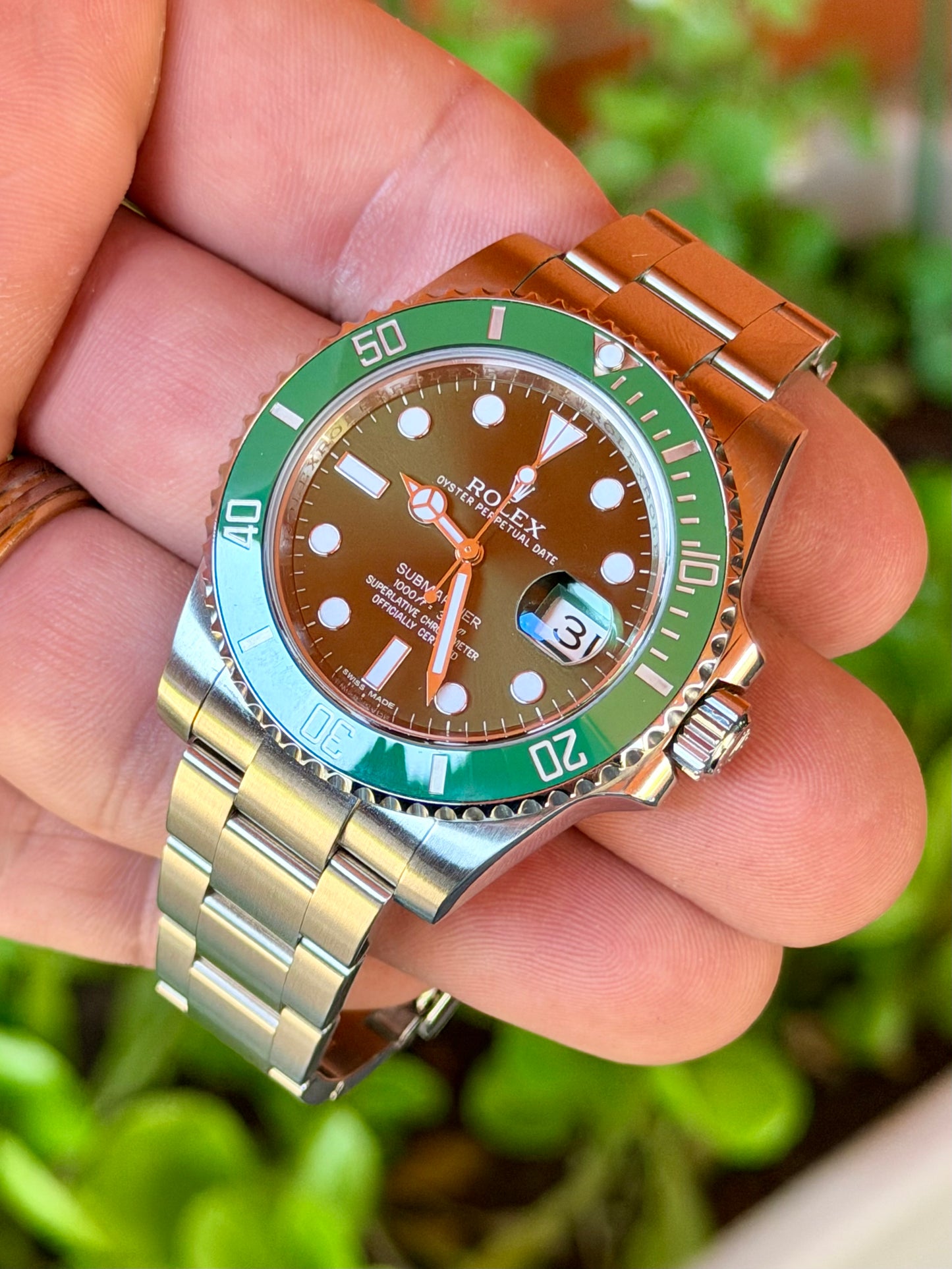 2013 Rolex Submariner Date “Hulk” 116610LV | 40mm Steel | One Owner | Full Set | Just Serviced