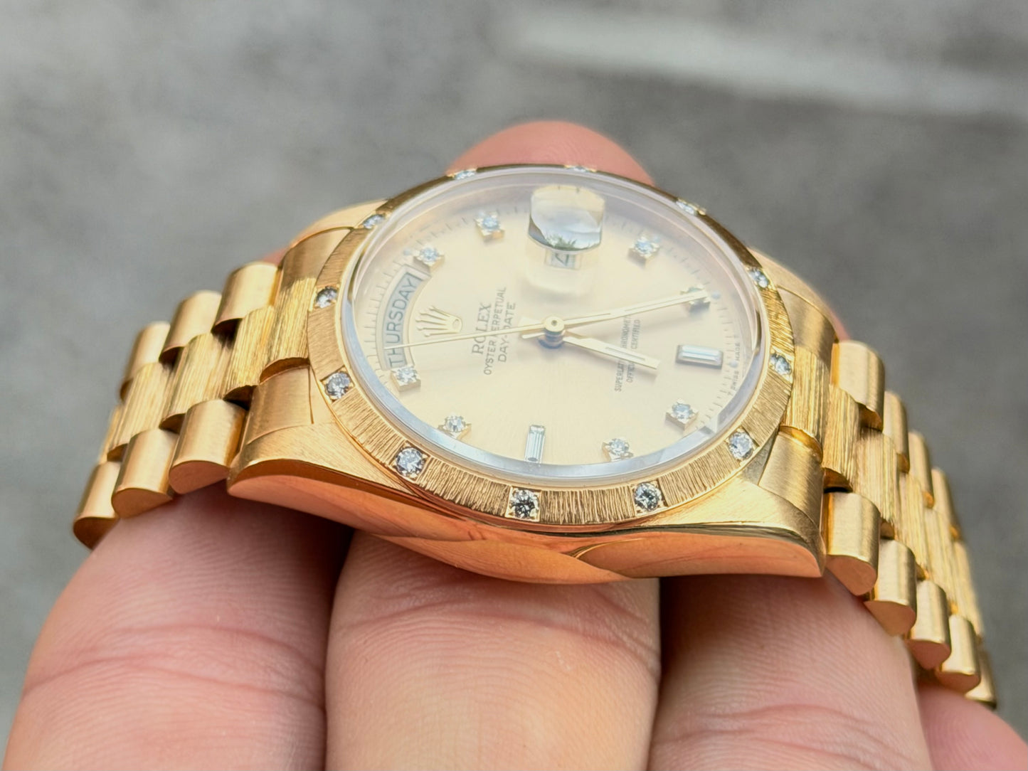 1987 Rolex Day-Date 18108 - Rare + all Factory