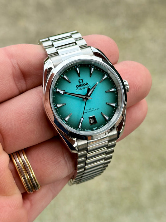 2026 Omega Seamaster Aqua Terra 38 | Turquoise Dial | Full Set