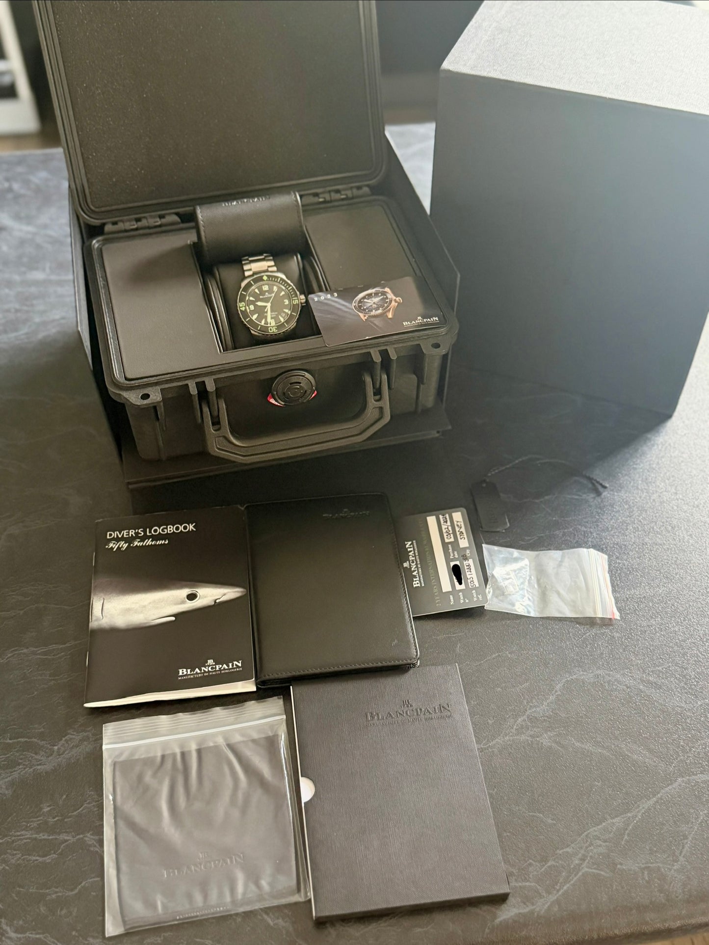 2024 Blancpain Fifty Fathoms Automatique | Titanium | Full Set | 5015-12B30-98B