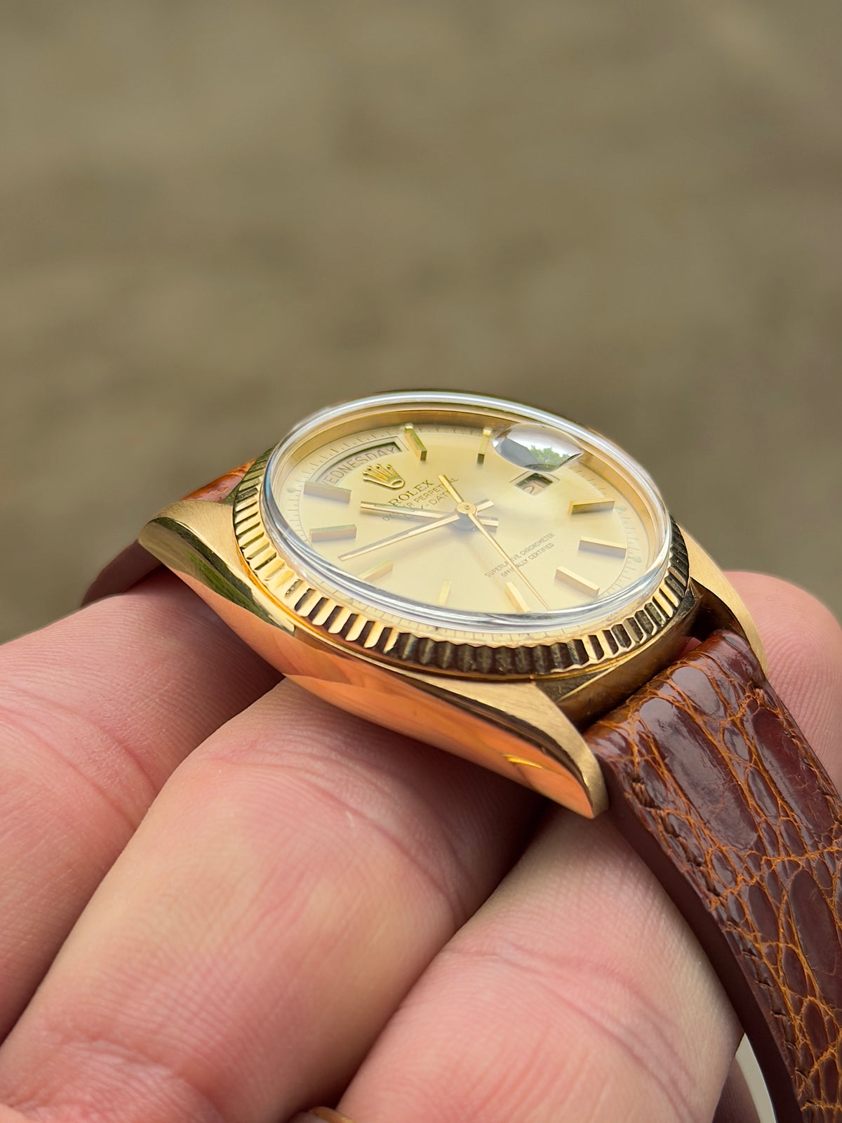 1974 Rolex Day-Date 36 | 1803 | Champagne Dial | Fully Serviced