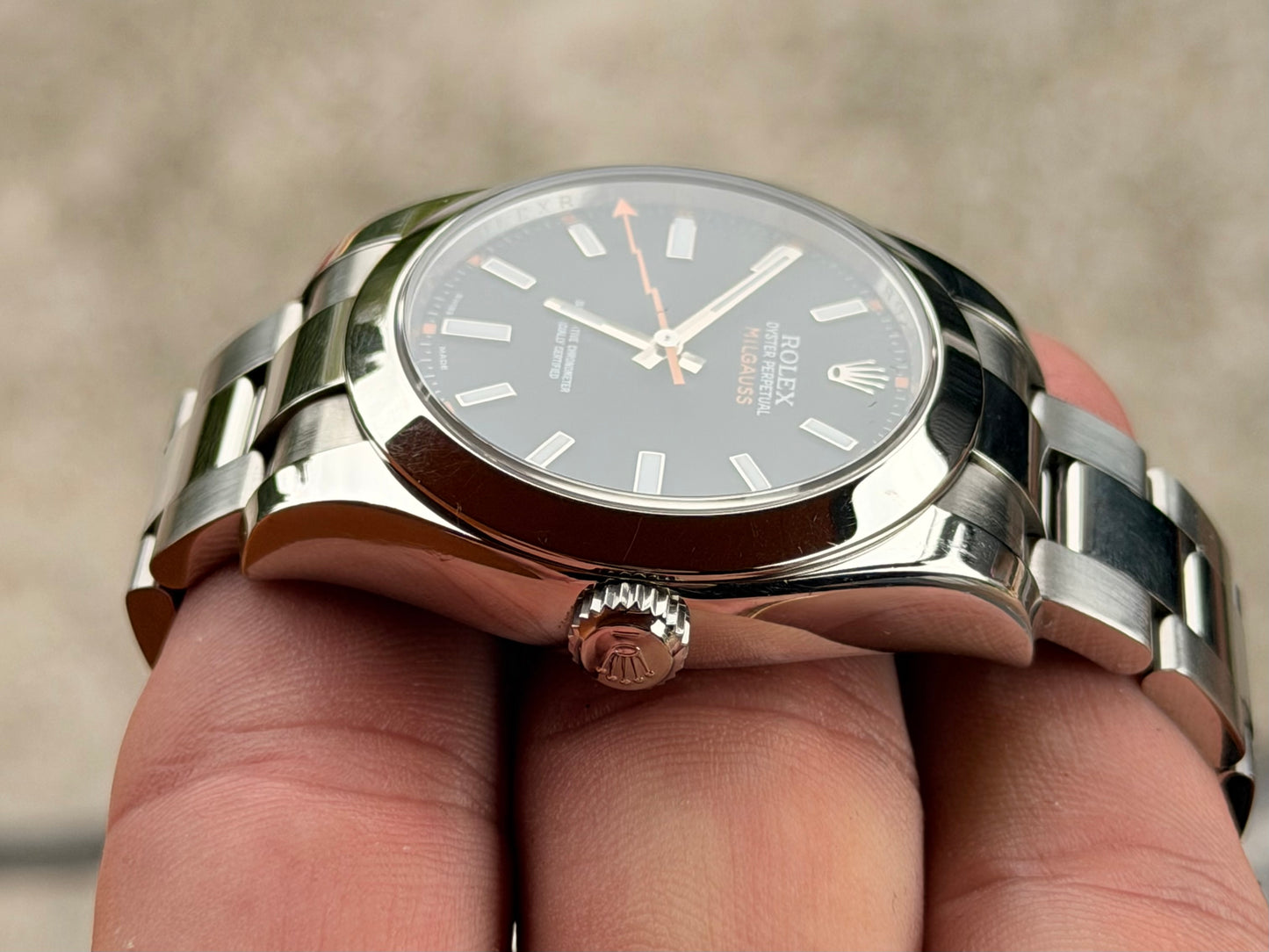 2009 Rolex Milgauss 116400 | Black Dial | Full Set
